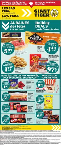 Giant Tiger flyer from 10.12.2025 Circulaire (2025-12-10 - 2025-12-16)