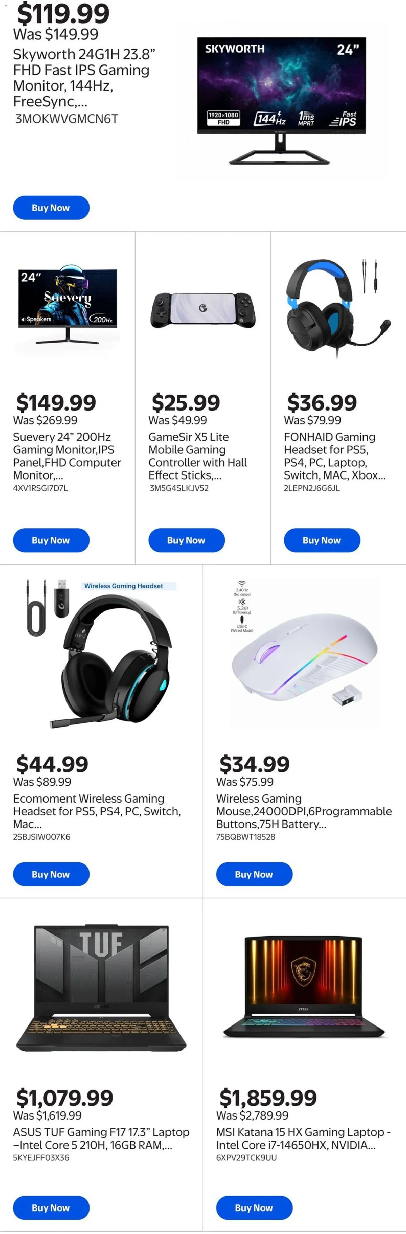 Walmart flyer from 28.05.2026 Walmart flyer - Gaming & entertainment guide