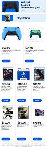 Walmart flyer from 28.05.2026 Walmart flyer - Gaming & entertainment guide