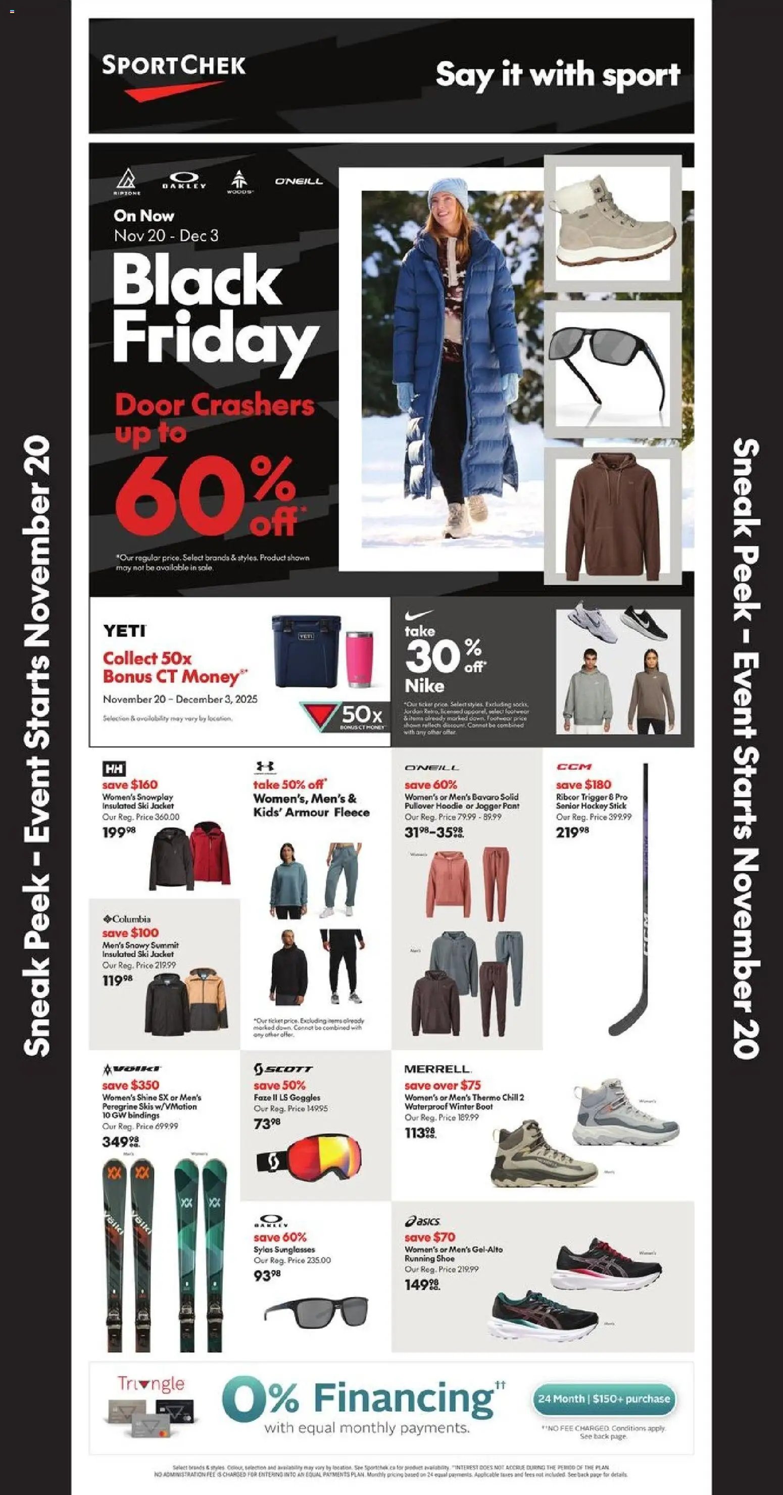 Sport Chek flyer from 20.11.2025 Black Friday