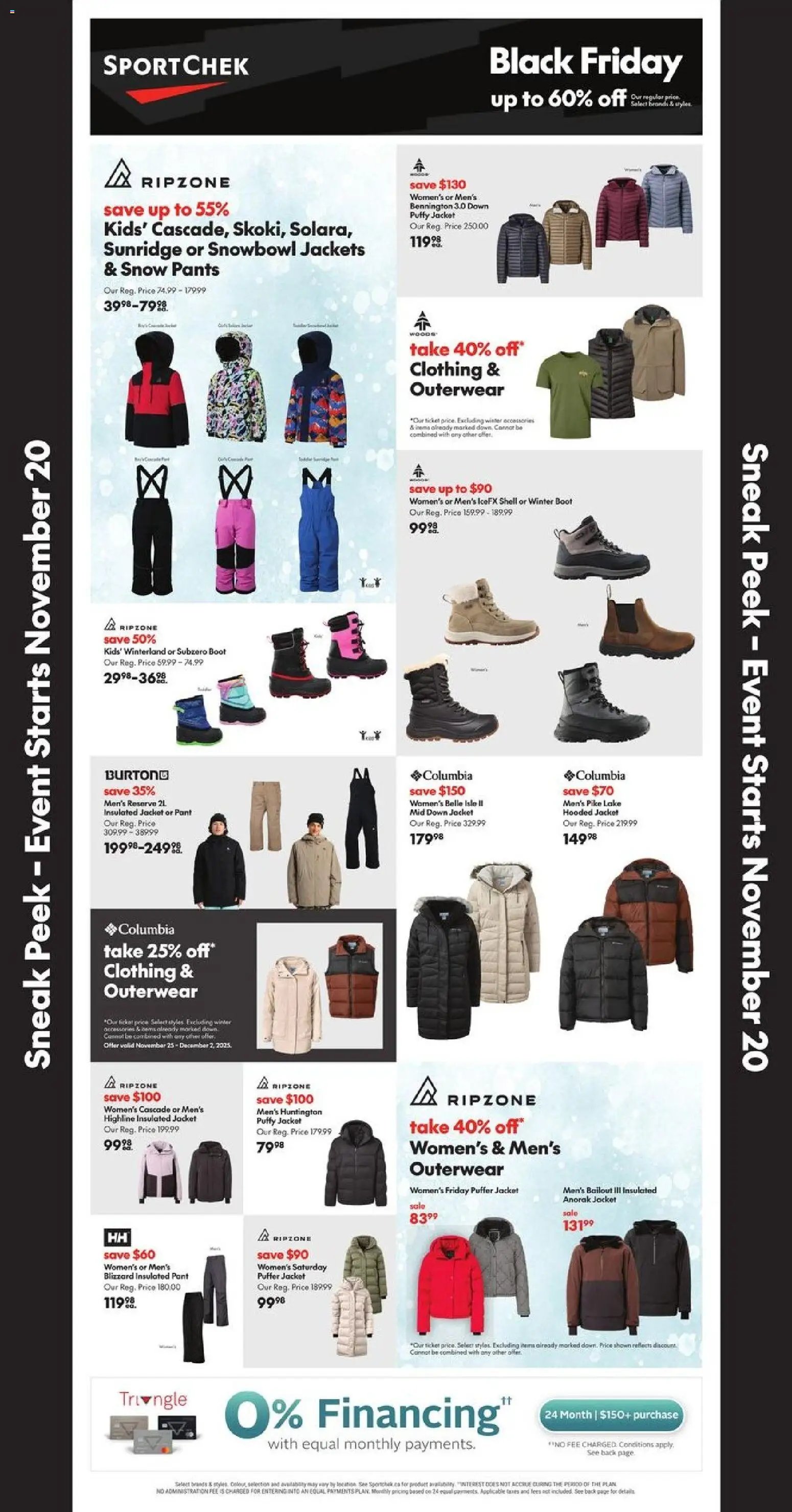 Sport Chek flyer from 20.11.2025 Black Friday