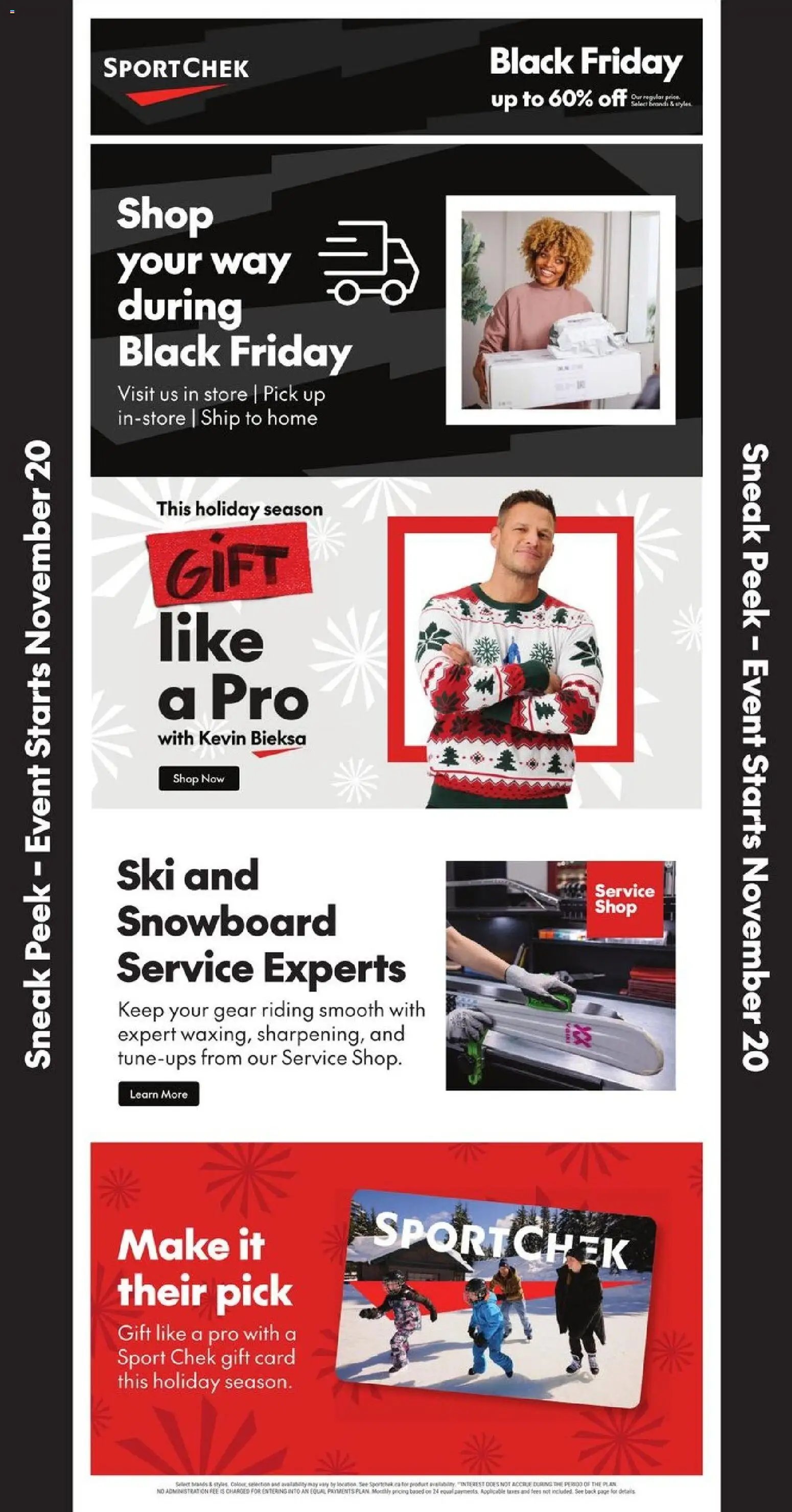 Sport Chek flyer from 20.11.2025 Black Friday