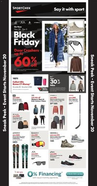 Sport Chek flyer from 20.11.2025 Black Friday