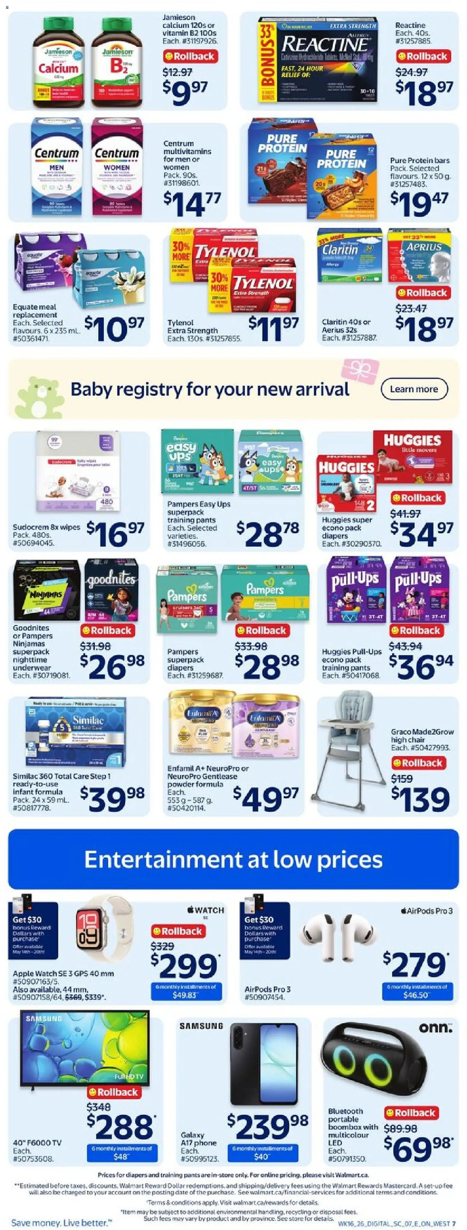 Walmart flyer from 14.05.2026 Walmart weekly flyer