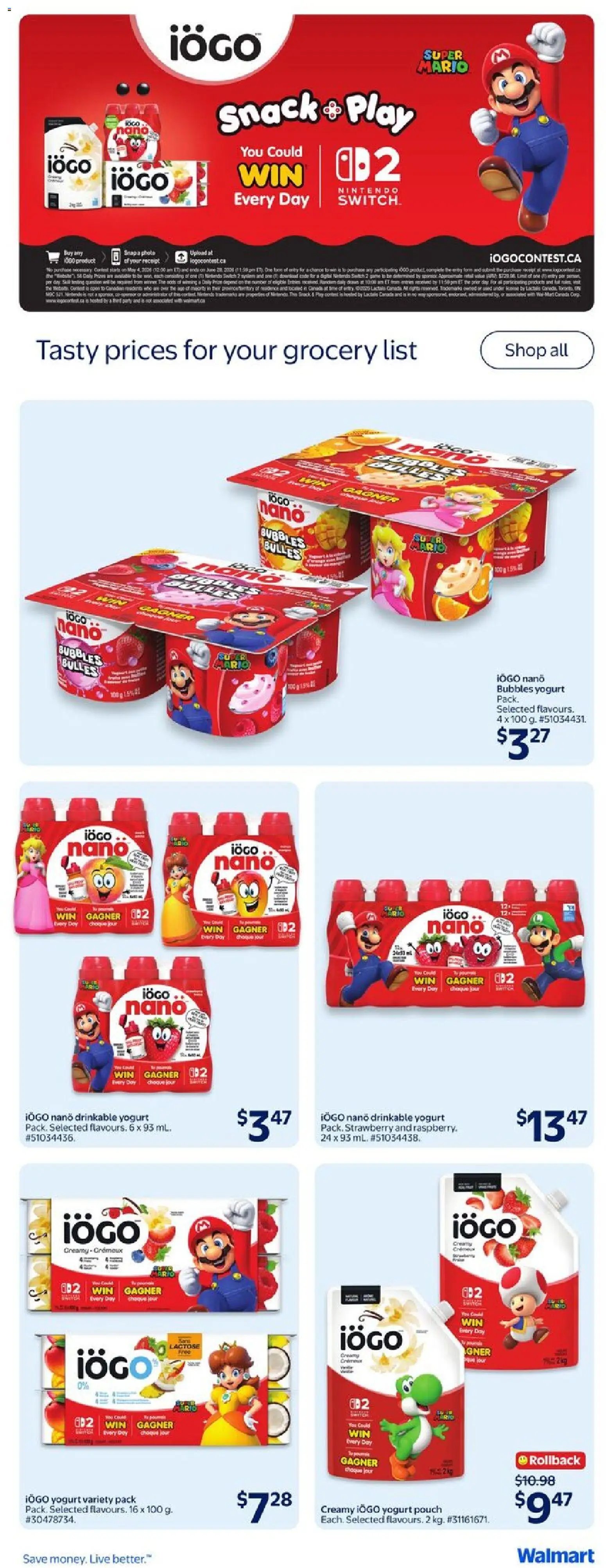 Walmart flyer from 14.05.2026 Walmart weekly flyer