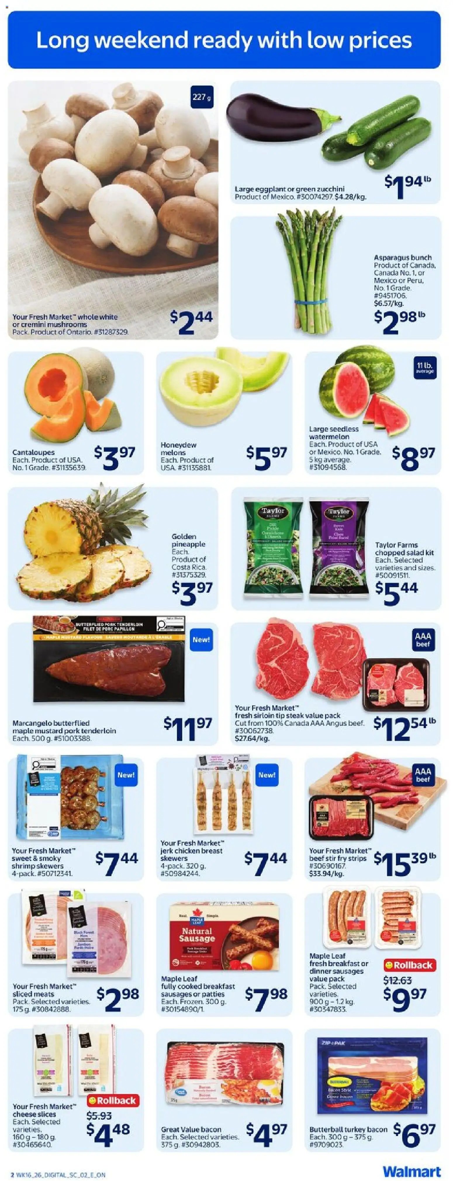 Walmart flyer from 14.05.2026 Walmart weekly flyer (2026-05-14 - 2026-05-20) | 3