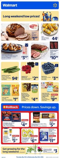 Walmart flyer from 14.05.2026 Walmart weekly flyer (2026-05-14 - 2026-05-20)