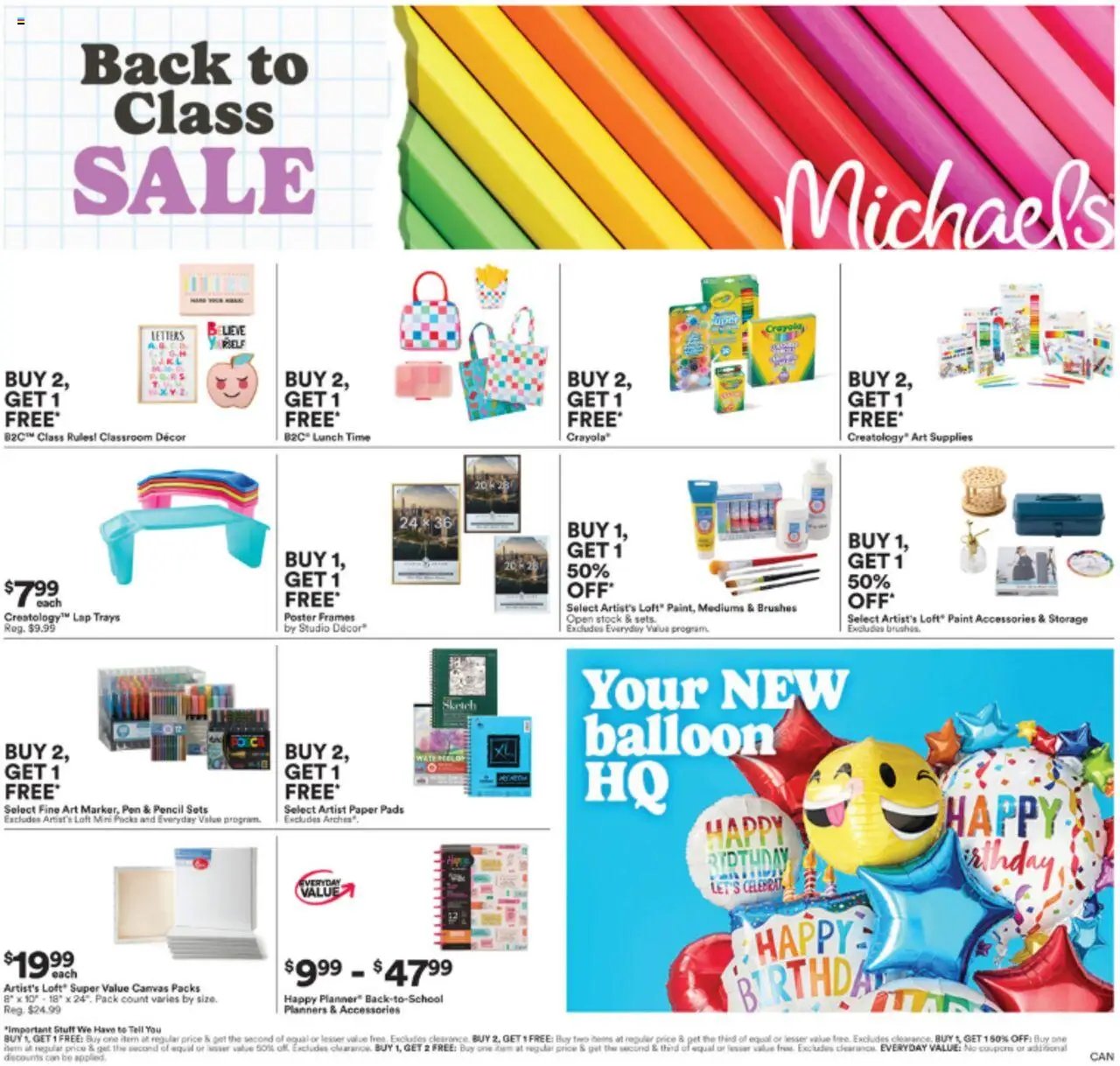 Michaels flyer from 18.07.2025 Weekly flyer / circulaire