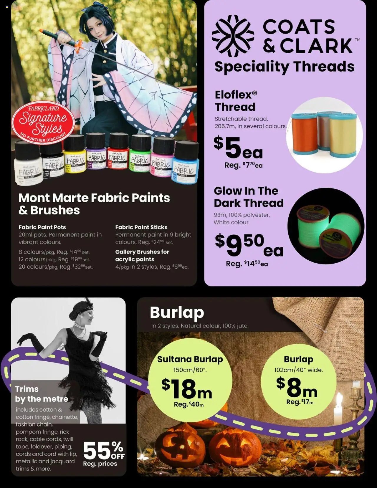 Fabricland flyer from 02.09.2025 Flyer / circulaire