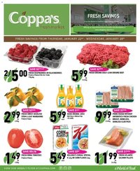 Coppas Fresh Market flyer from 22.01.2026 Weekly flyer / circulaire