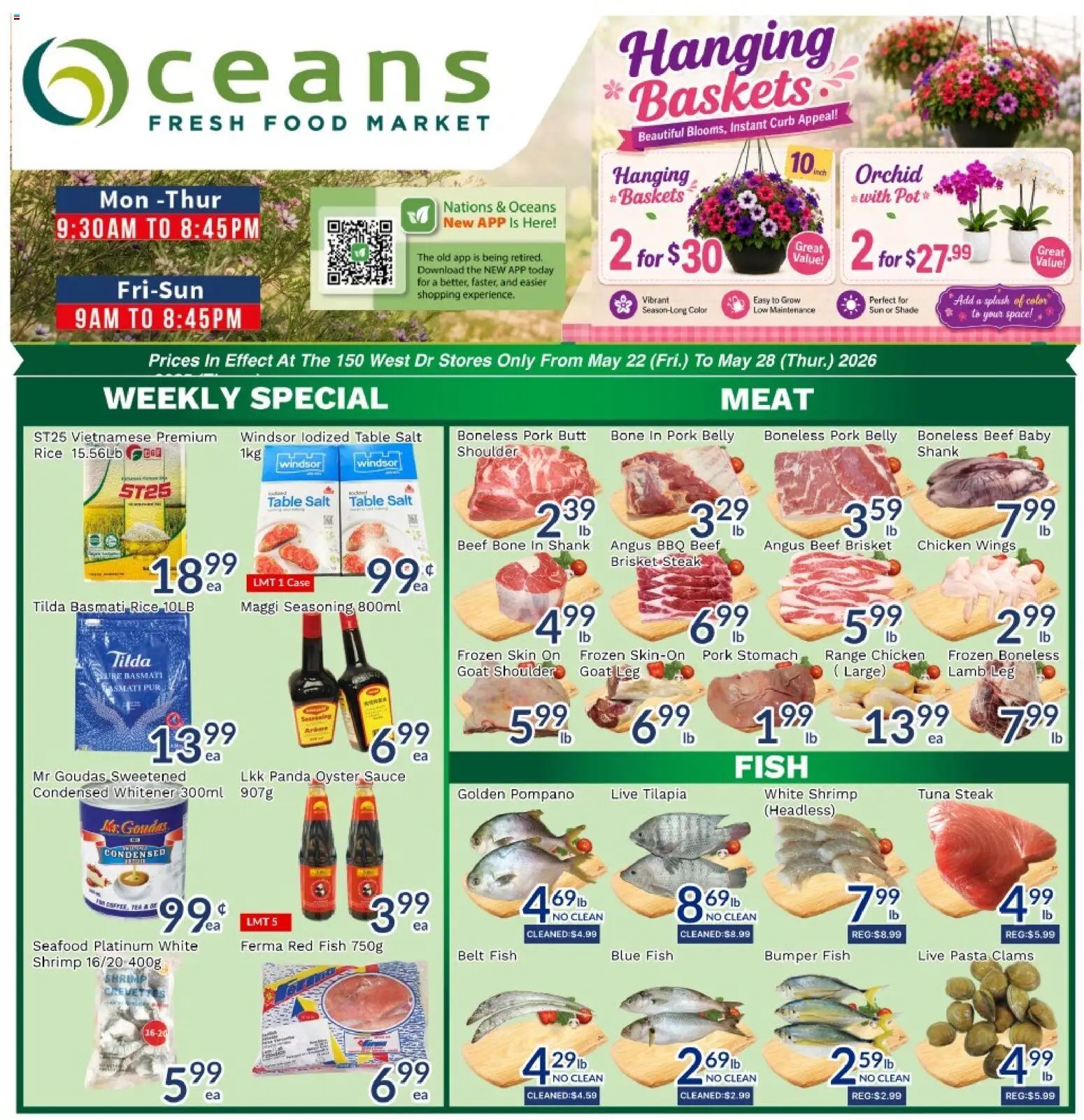 Oceans flyer from 22.05.2026 Oceans weekly flyer / circulaire (2026-05-22 - 2026-05-28) | 1