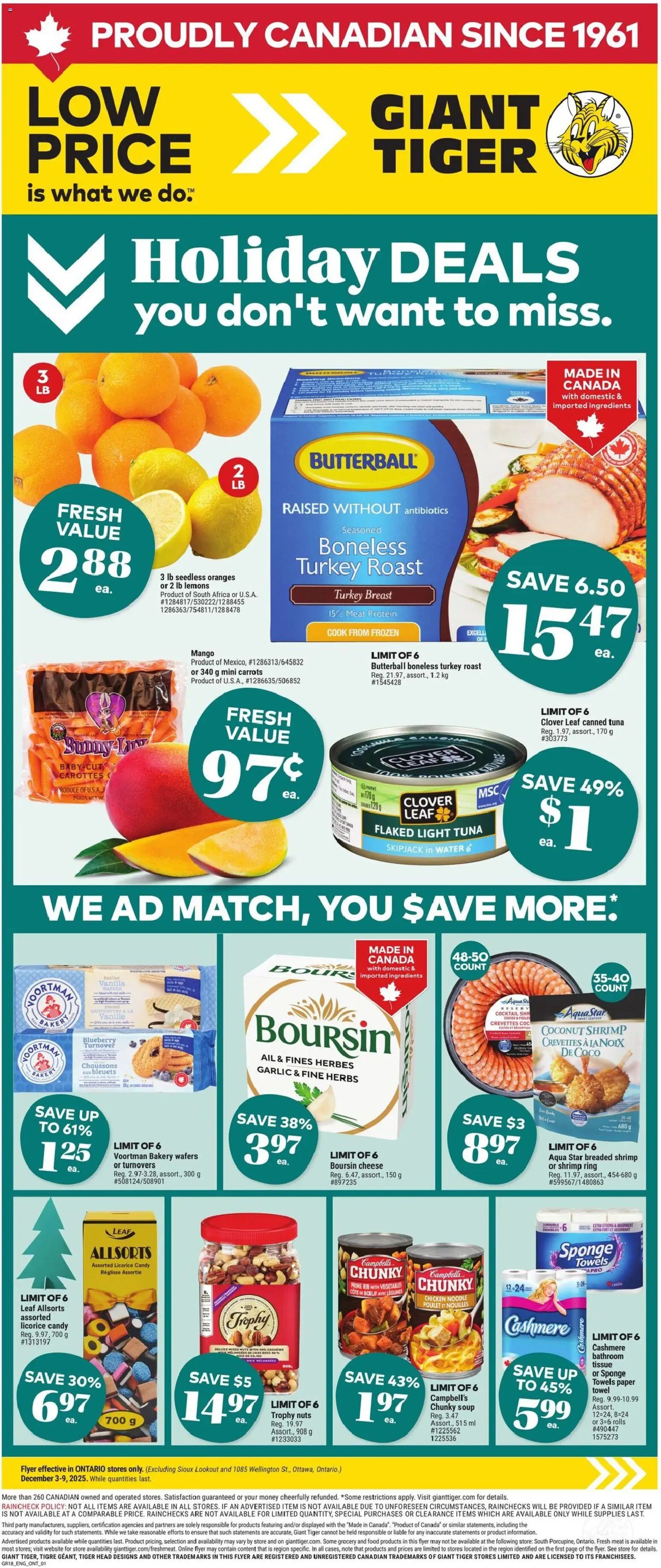 Giant Tiger flyer from 03.12.2025 Weekly Flyer (2025-12-03 - 2025-12-09) | 1