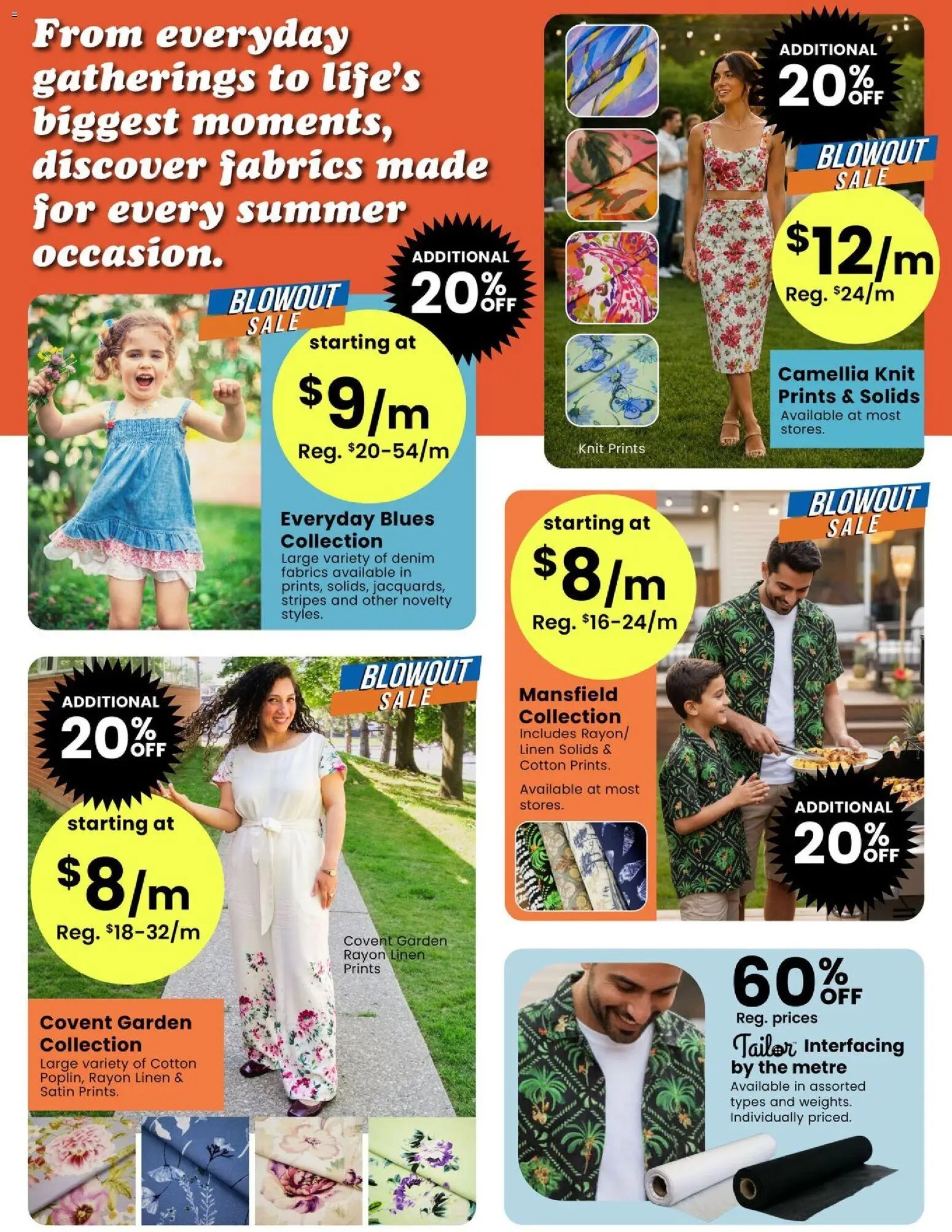 Fabricland flyer from 02.07.2026 Fabricland weekly flyer / circulaire