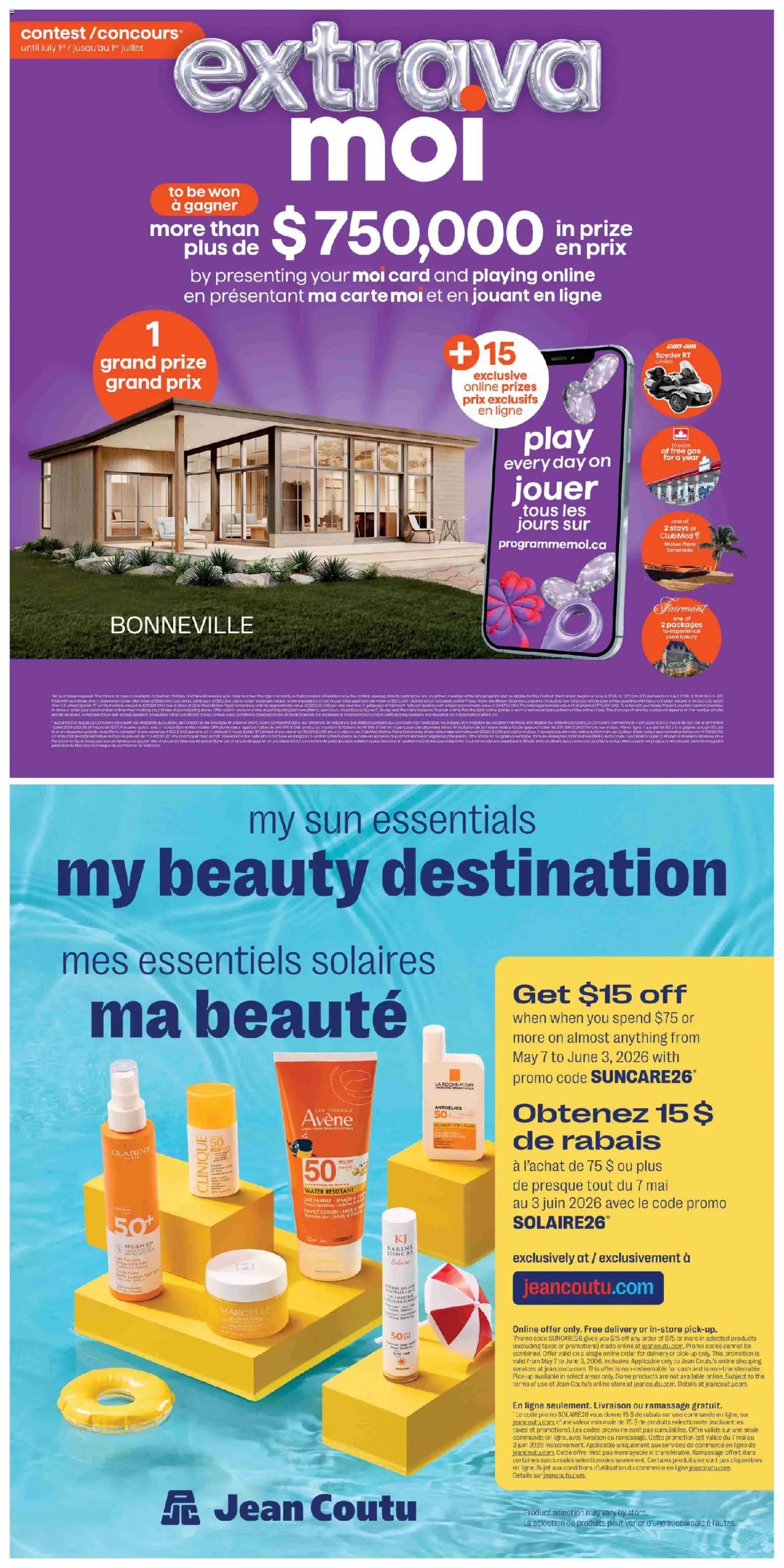 Jean Coutu flyer from 04.06.2026 Jean Coutu weekly flyer