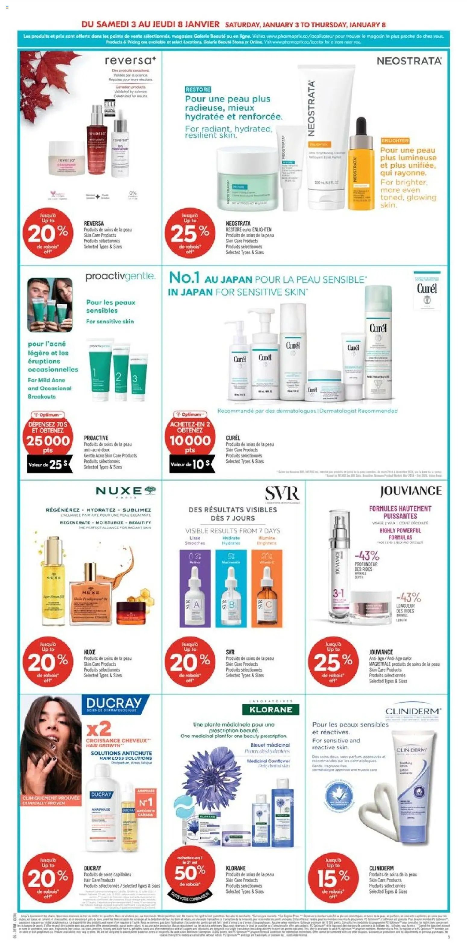 Pharmaprix flyer from 03.01.2026 Weekly flyer / circulaire