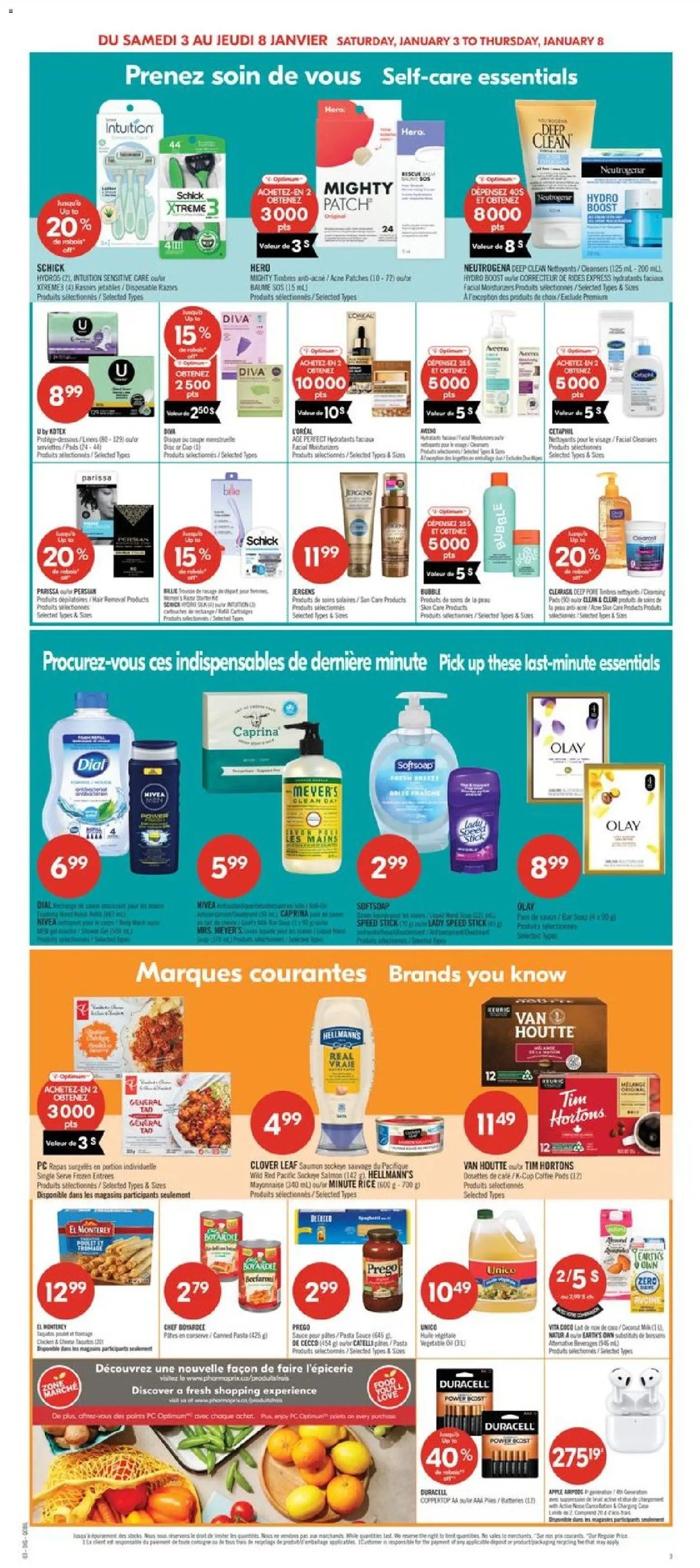 Pharmaprix flyer from 03.01.2026 Weekly flyer / circulaire