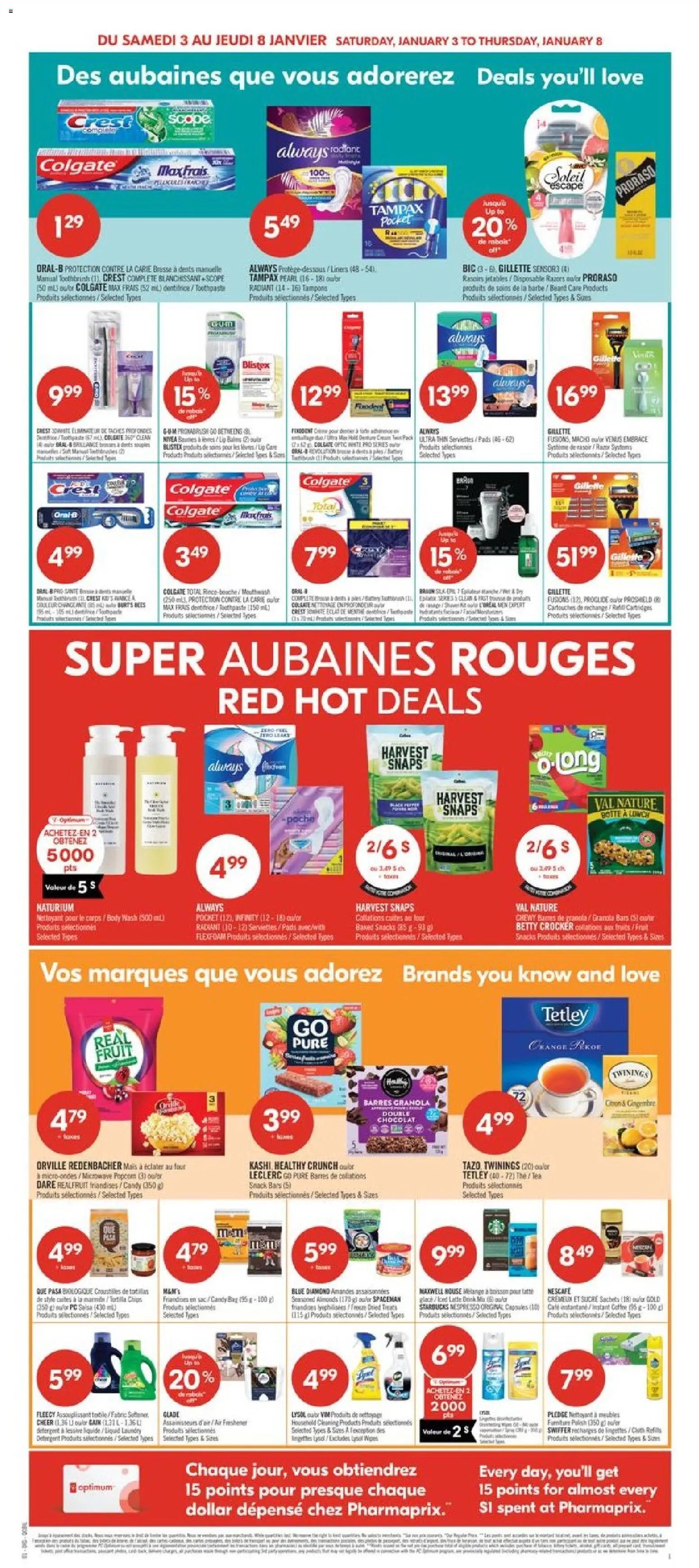 Pharmaprix flyer from 03.01.2026 Weekly flyer / circulaire