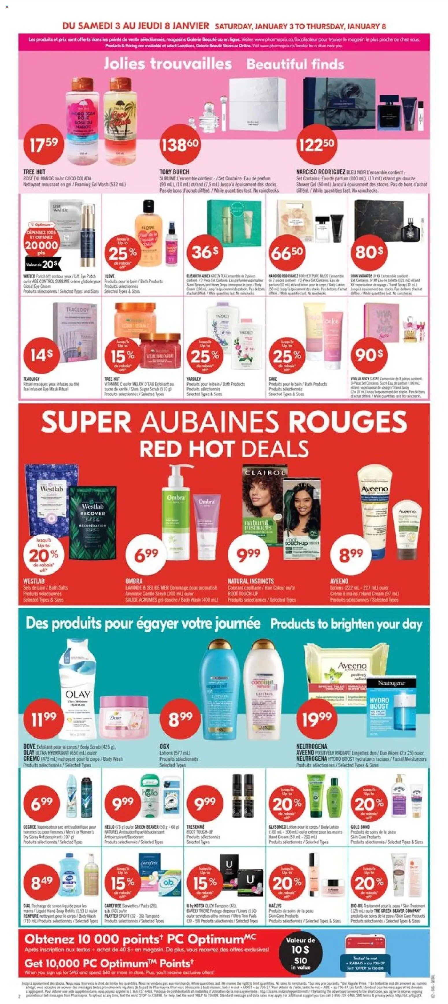 Pharmaprix flyer from 03.01.2026 Weekly flyer / circulaire