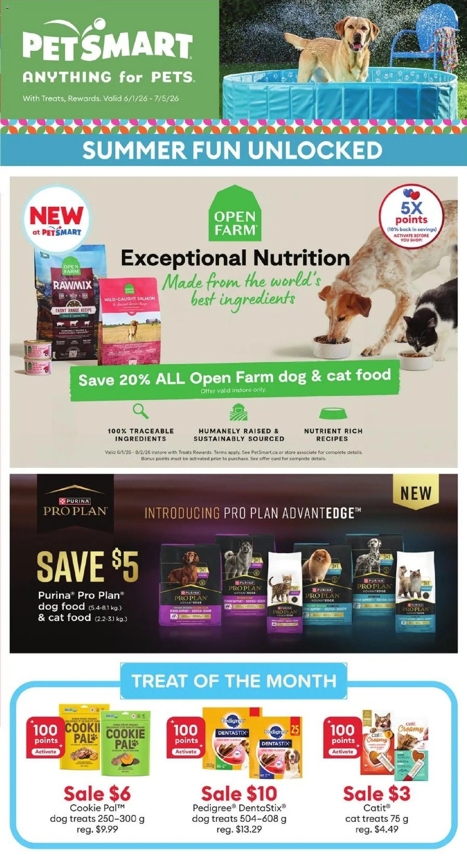 Petsmart flyer from 01.06.2026 Petsmart weekly flyer / circulaire