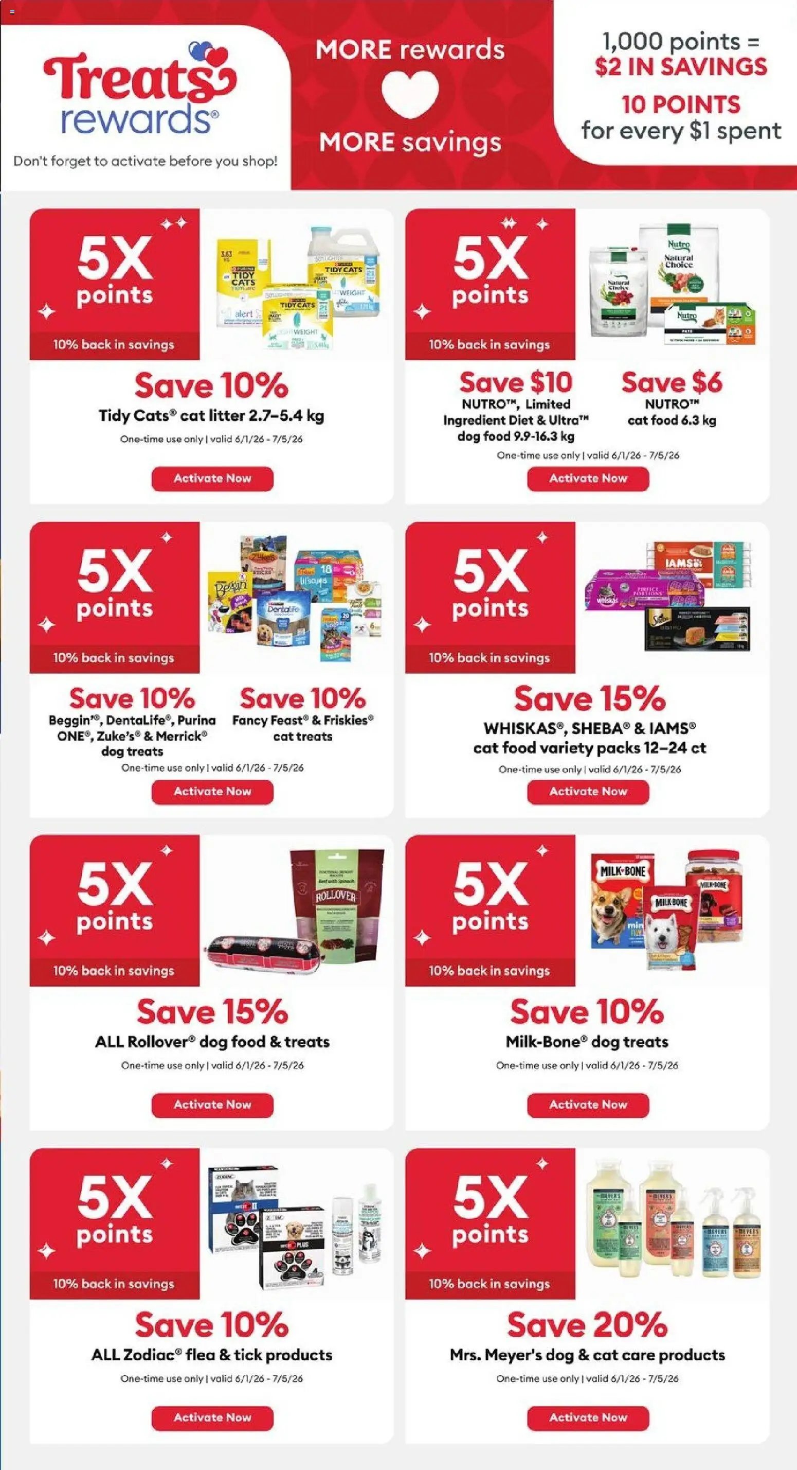 Petsmart flyer from 01.06.2026 Petsmart weekly flyer / circulaire