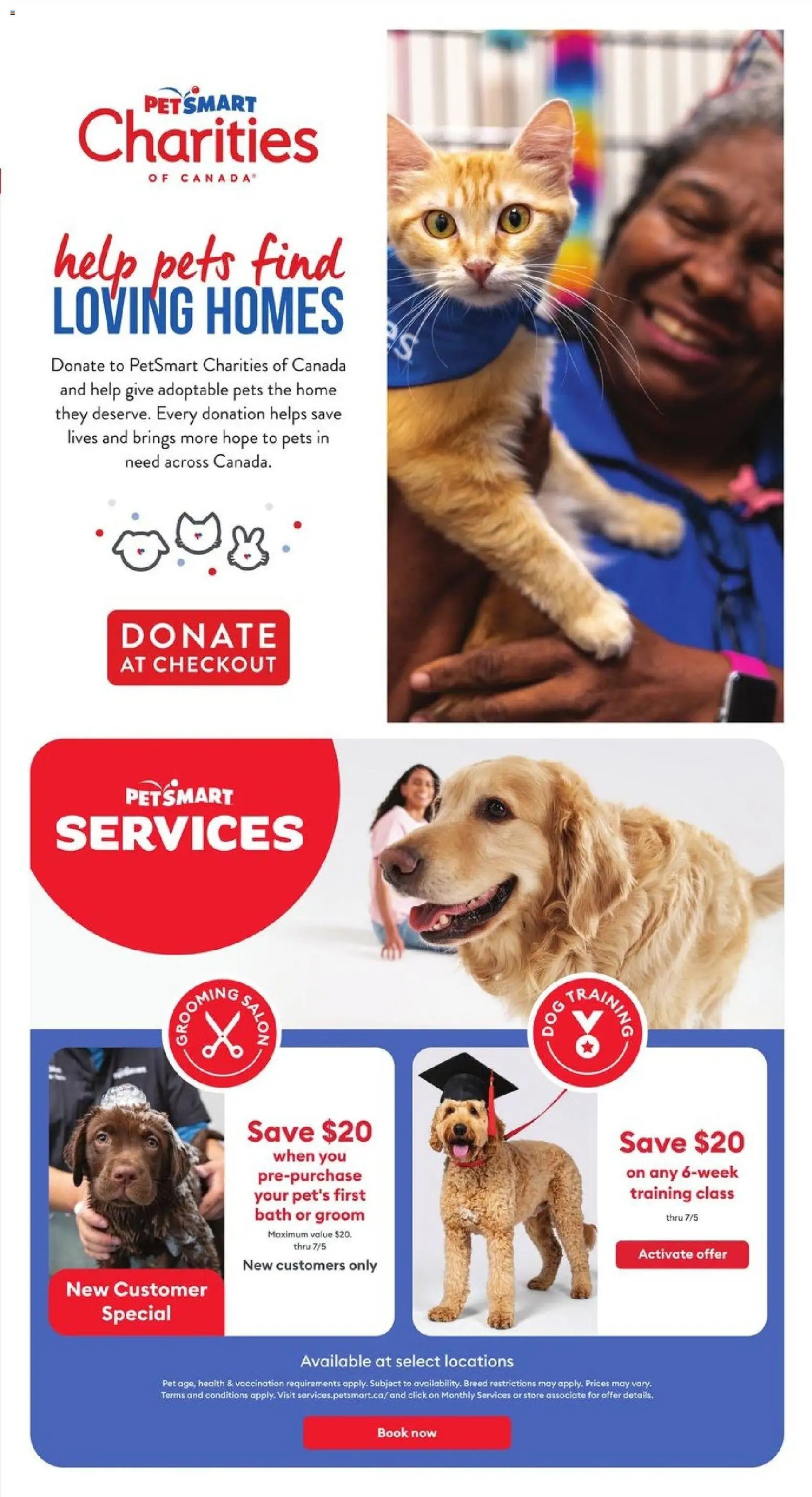 Petsmart flyer from 01.06.2026 Petsmart weekly flyer / circulaire