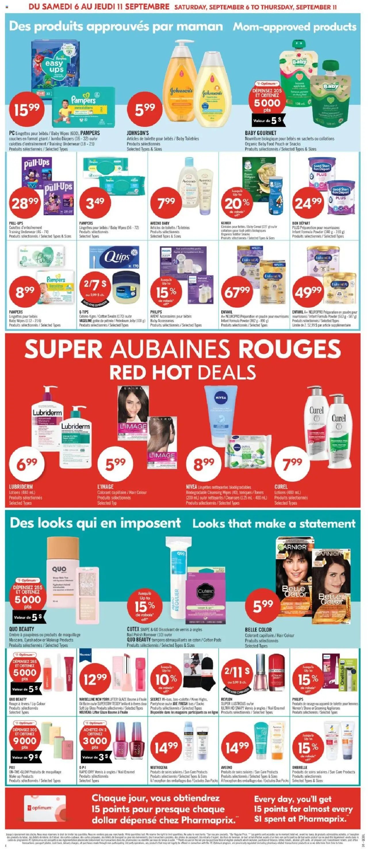Pharmaprix flyer from 06.09.2025 Weekly flyer / circulaire