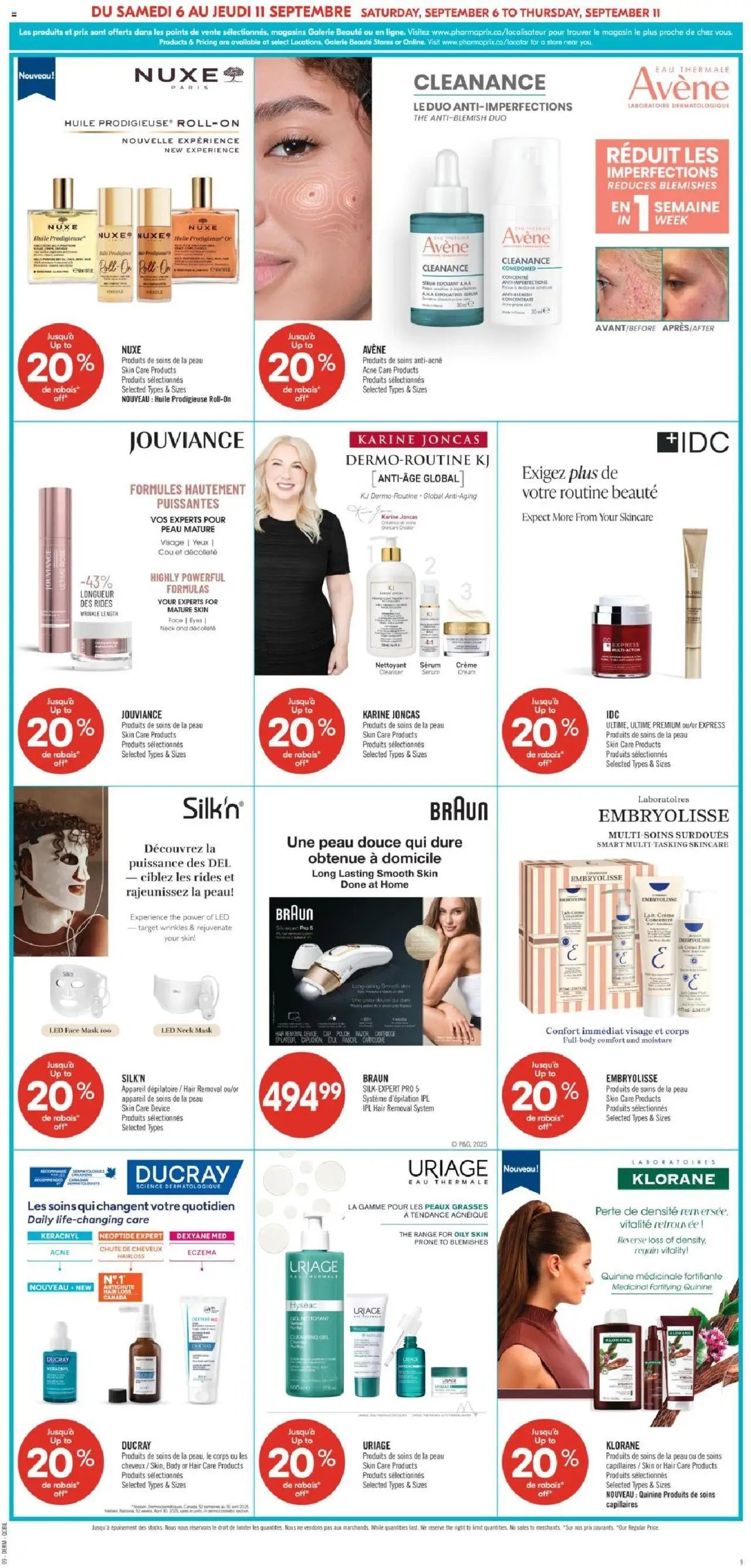 Pharmaprix flyer from 06.09.2025 Weekly flyer / circulaire