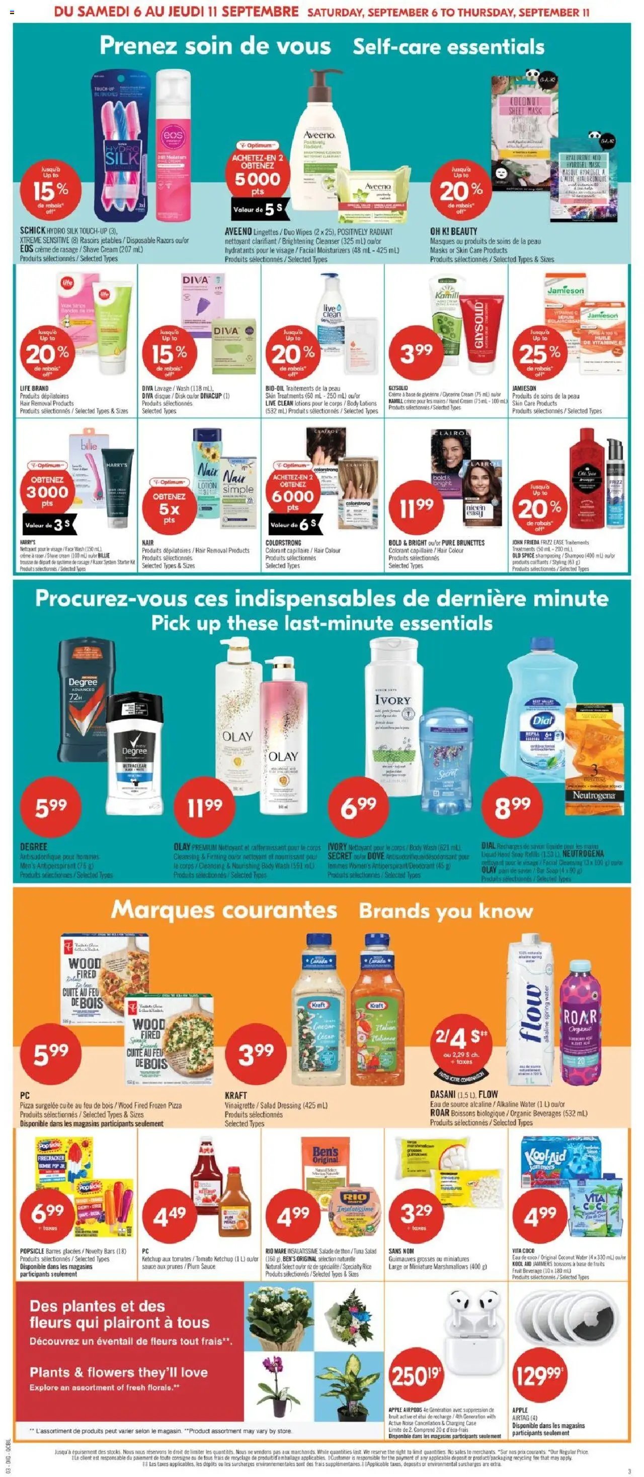 Pharmaprix flyer from 06.09.2025 Weekly flyer / circulaire