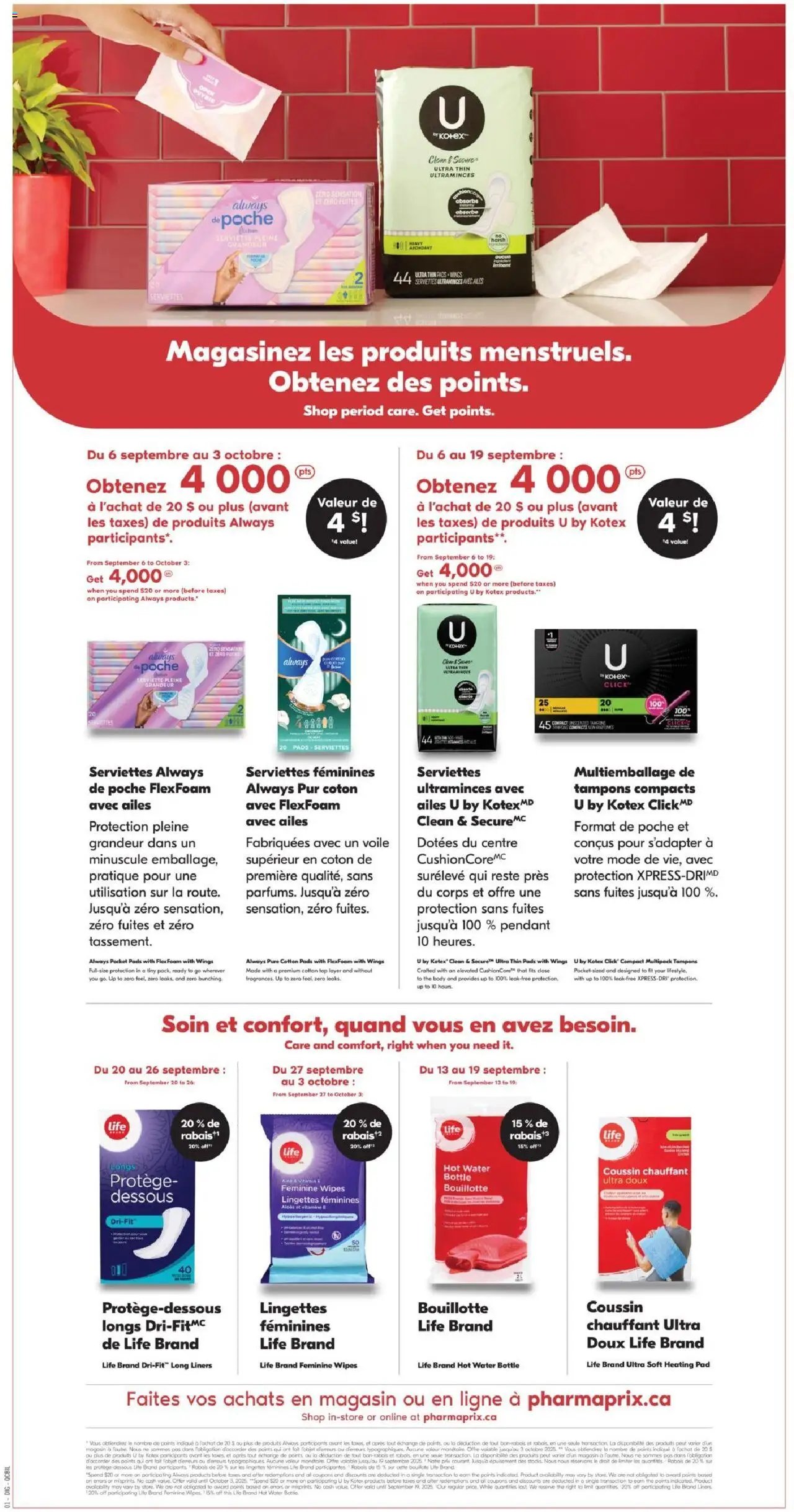 Pharmaprix flyer from 06.09.2025 Weekly flyer / circulaire