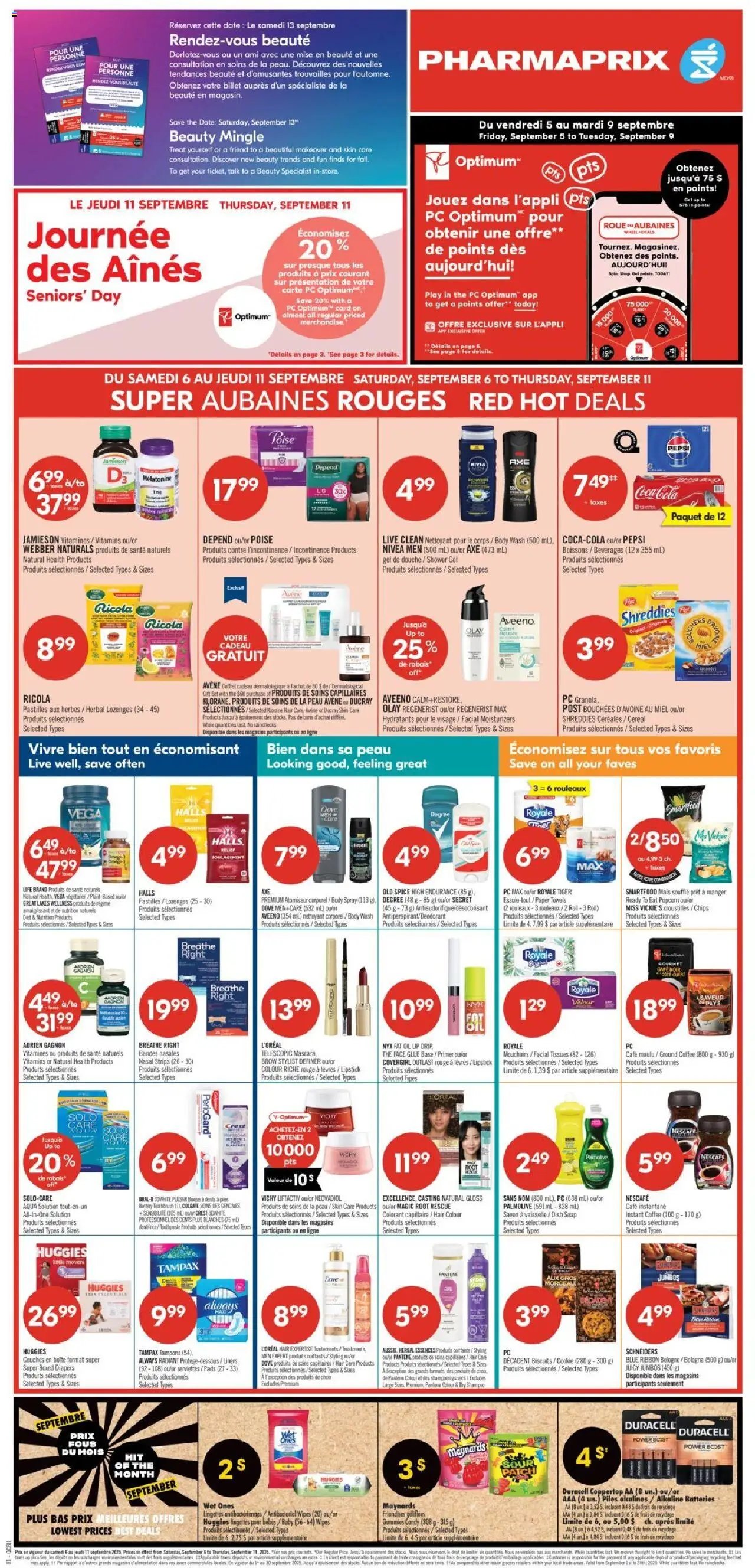 Pharmaprix flyer from 06.09.2025 Weekly flyer / circulaire
