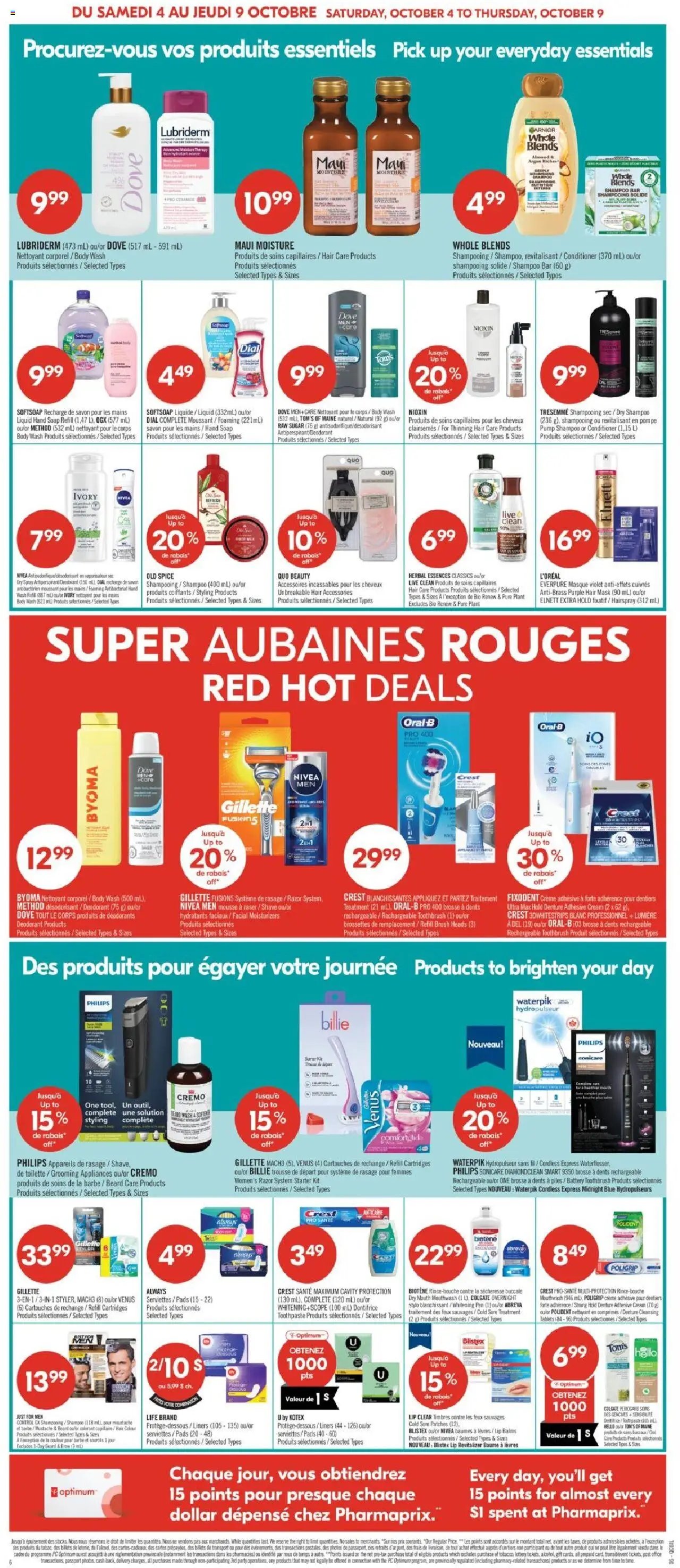 Pharmaprix flyer from 04.10.2025 Weekly flyer / circulaire