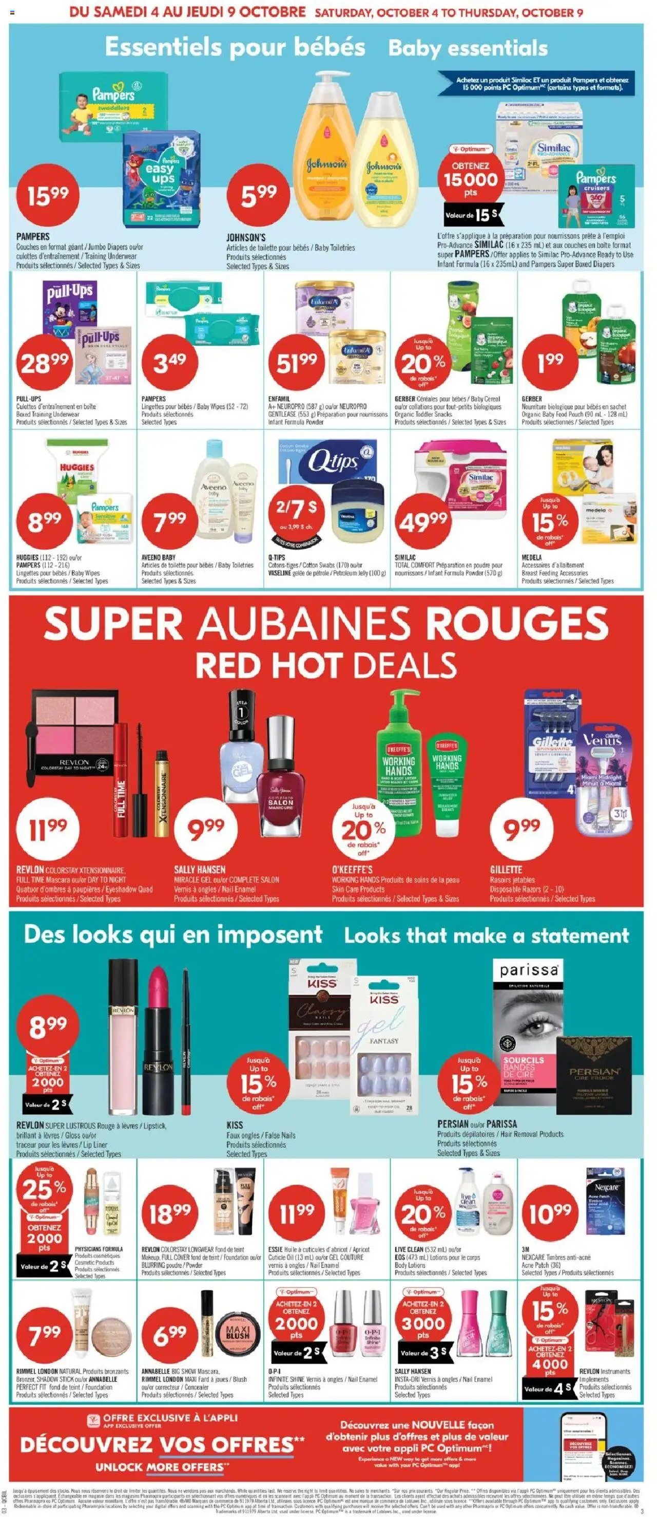 Pharmaprix flyer from 04.10.2025 Weekly flyer / circulaire