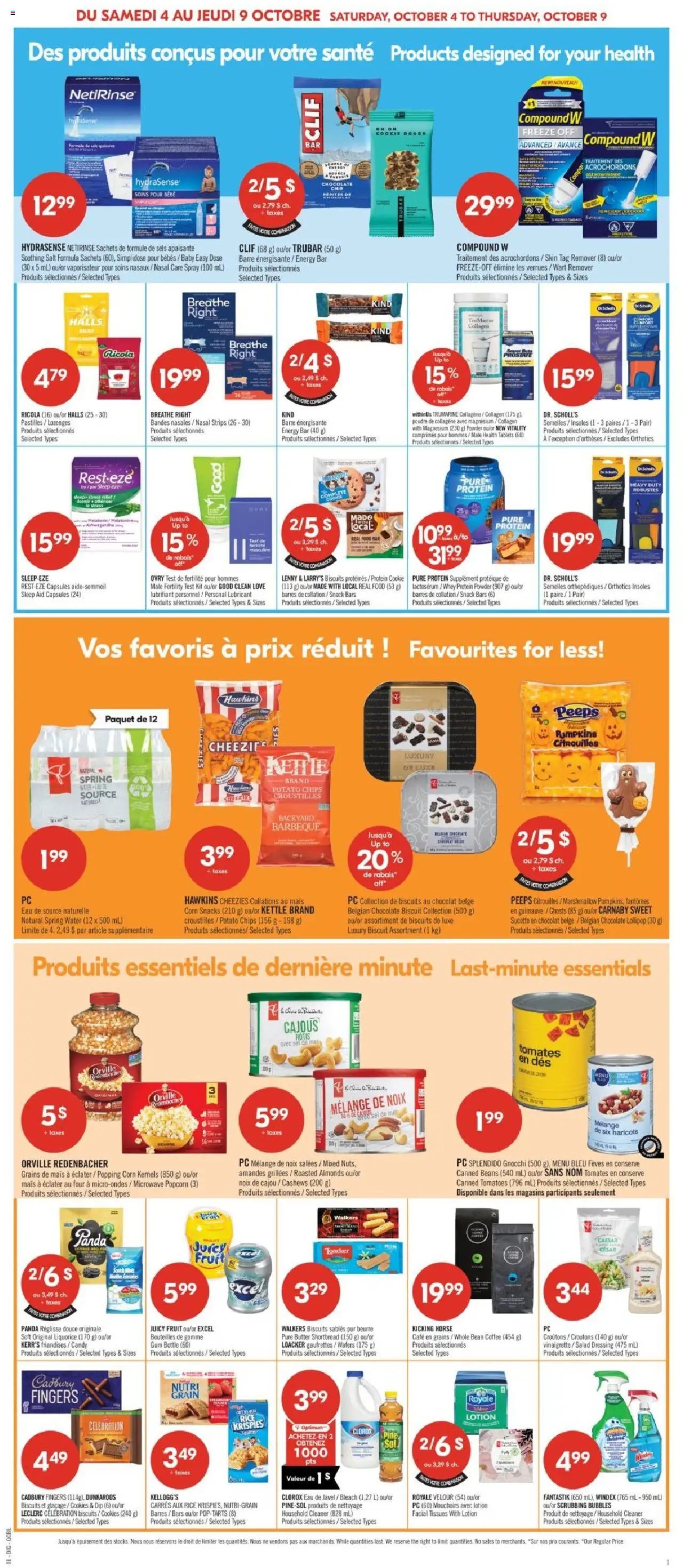 Pharmaprix flyer from 04.10.2025 Weekly flyer / circulaire