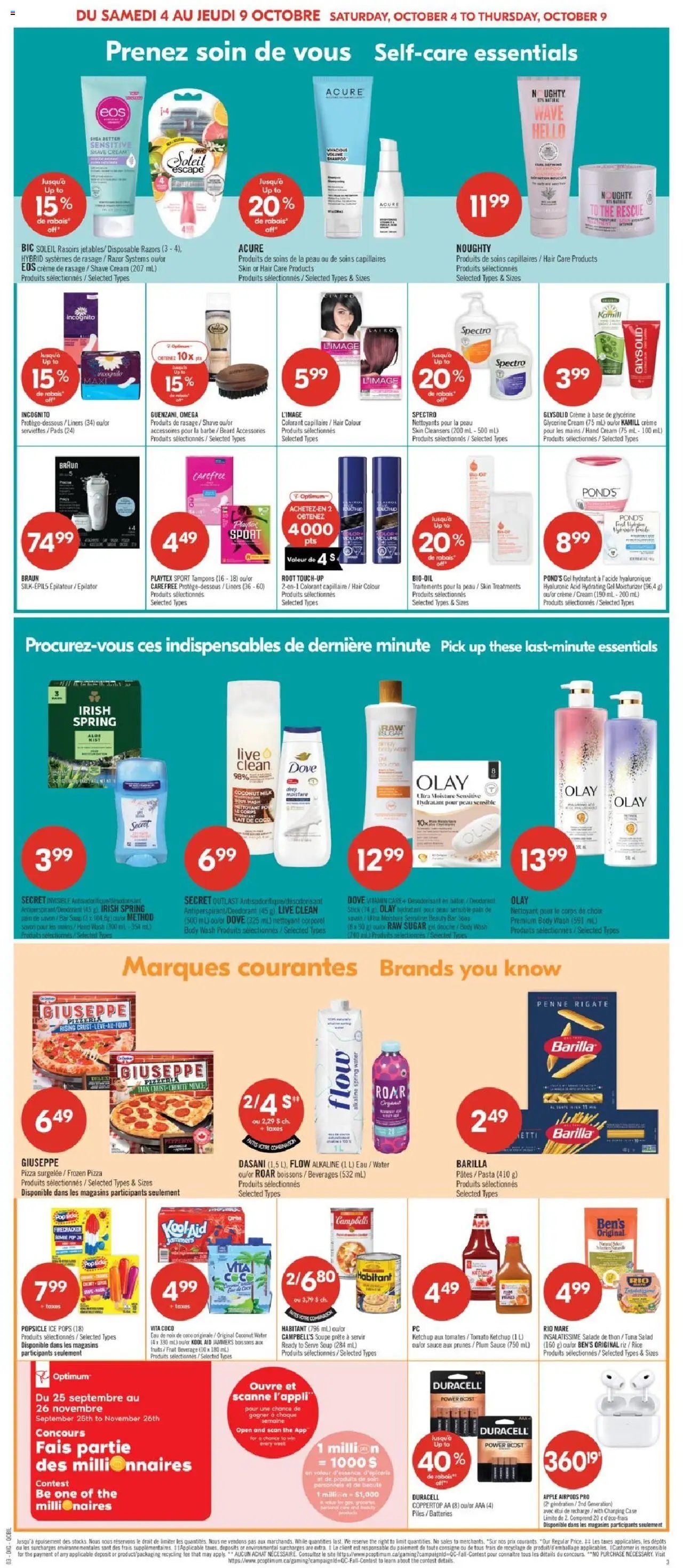 Pharmaprix flyer from 04.10.2025 Weekly flyer / circulaire