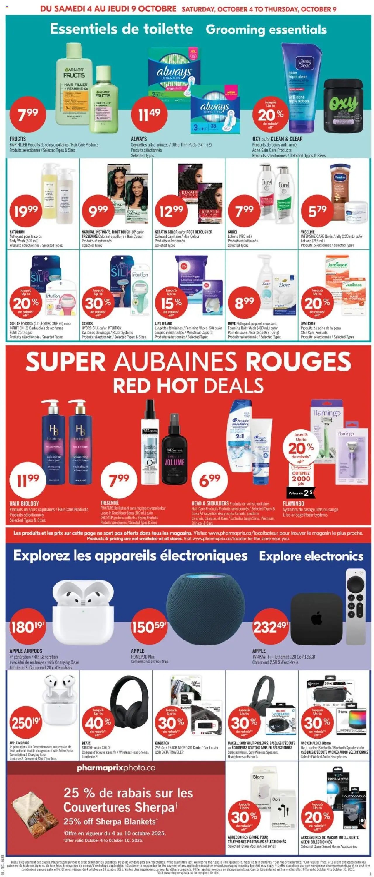 Pharmaprix flyer from 04.10.2025 Weekly flyer / circulaire