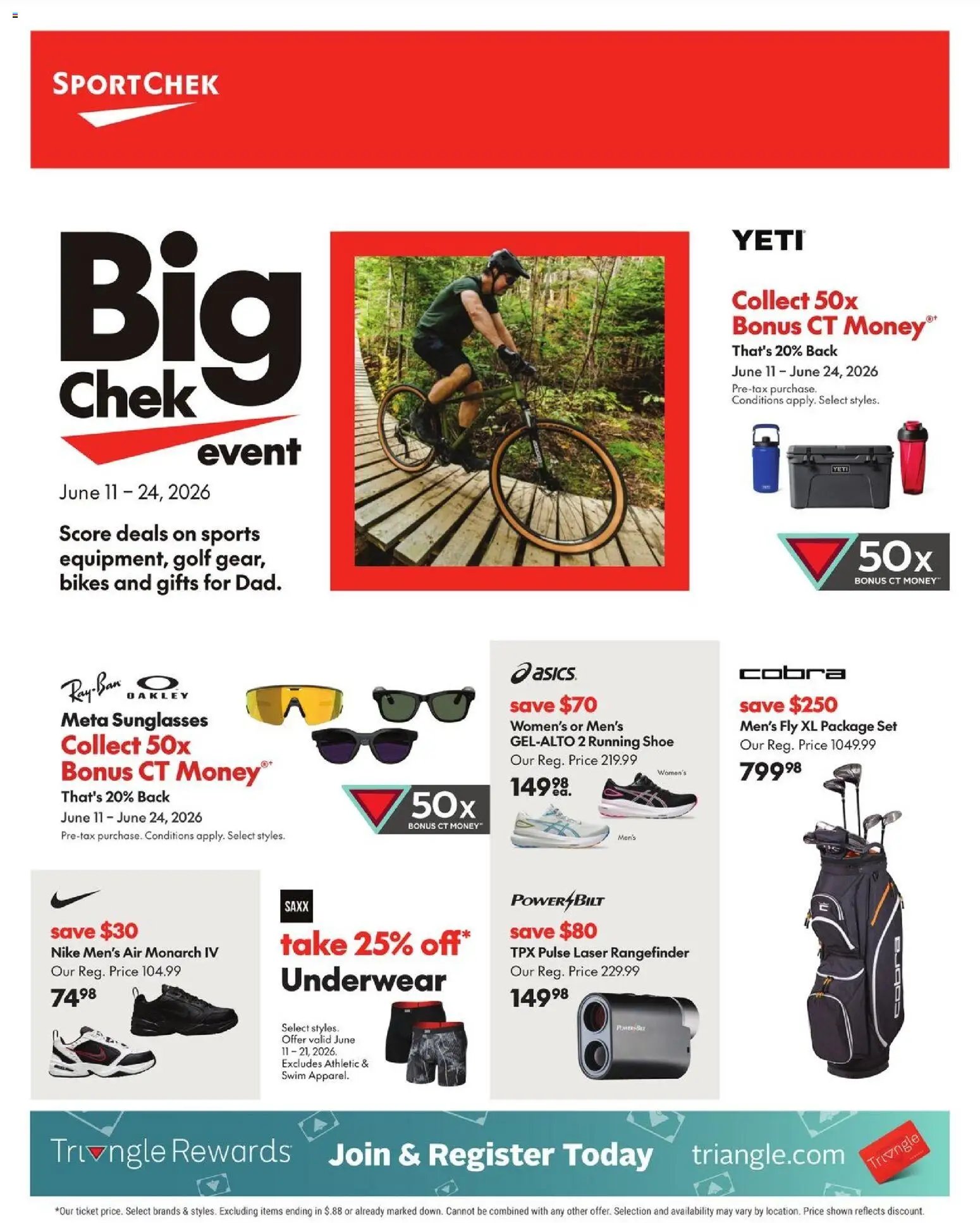 Sport Chek flyer from 11.06.2026 Sport Chek weekly flyer / circulaire