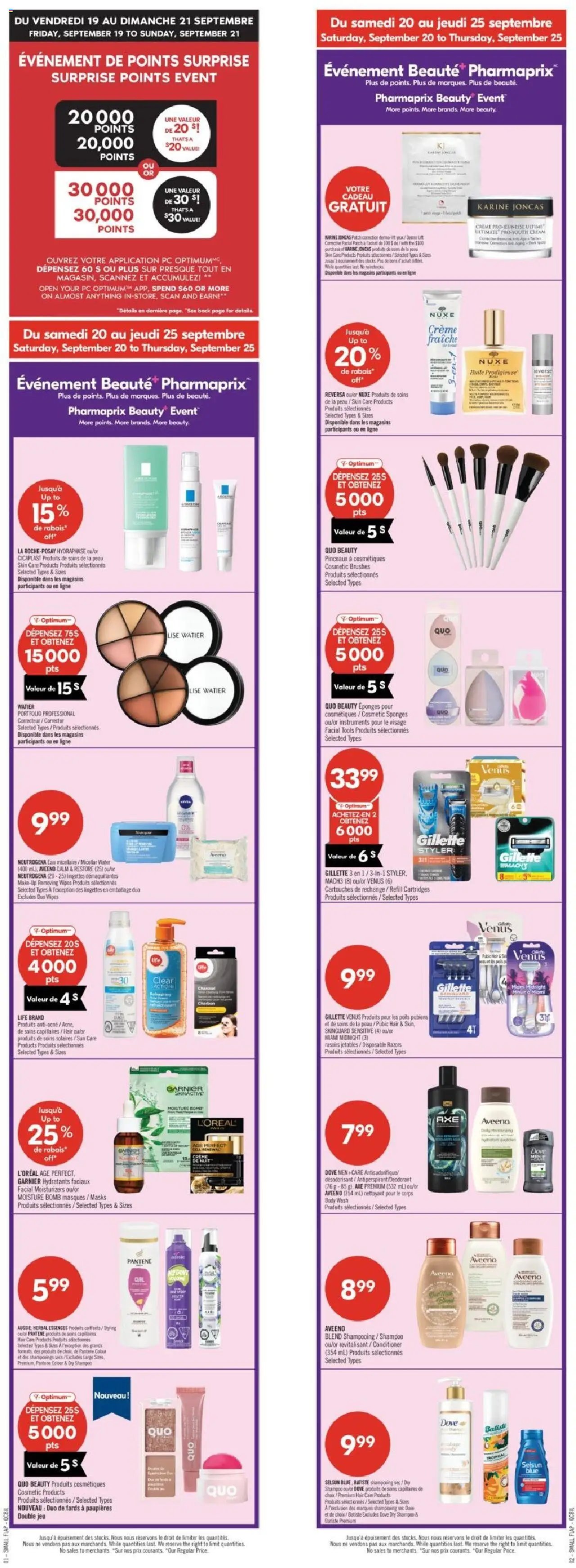 Pharmaprix flyer from 20.09.2025 Weekly flyer / circulaire