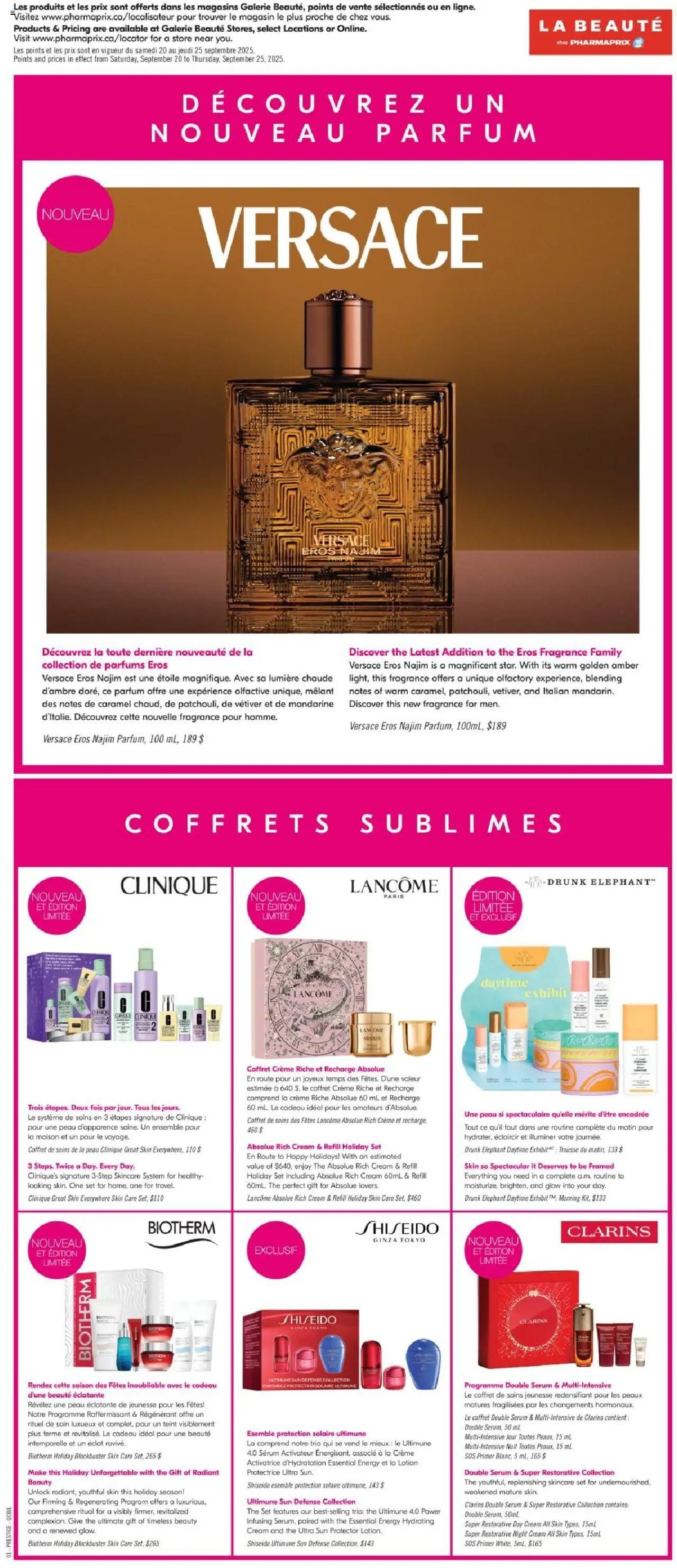 Pharmaprix flyer from 20.09.2025 Weekly flyer / circulaire