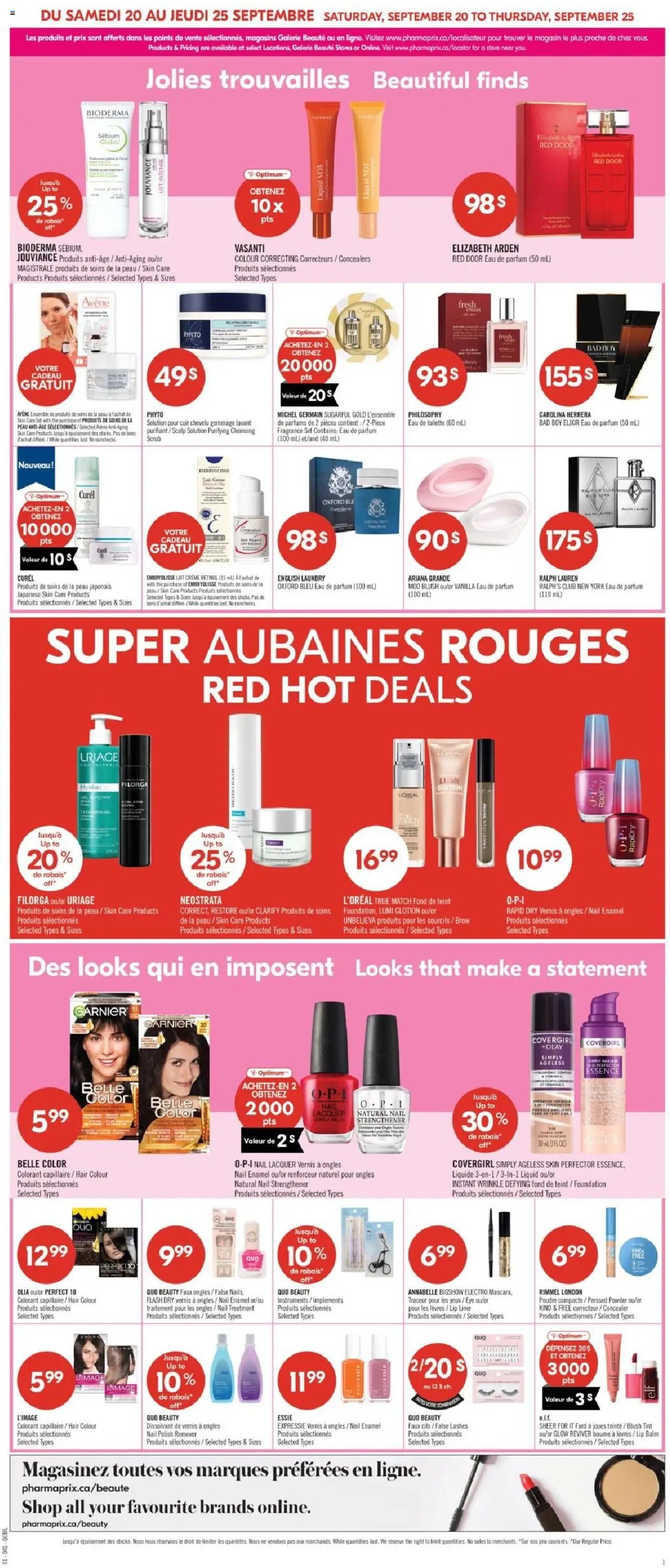 Pharmaprix flyer from 20.09.2025 Weekly flyer / circulaire