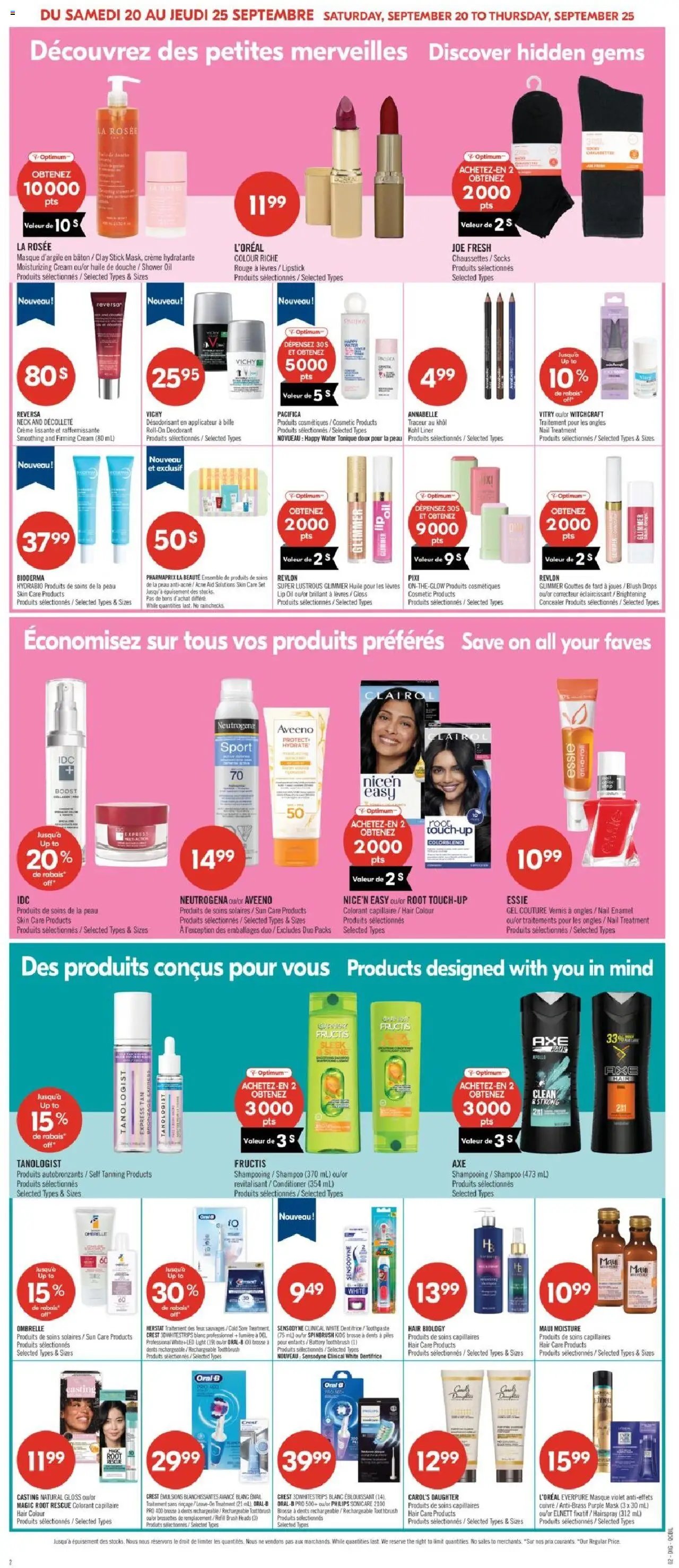 Pharmaprix flyer from 20.09.2025 Weekly flyer / circulaire