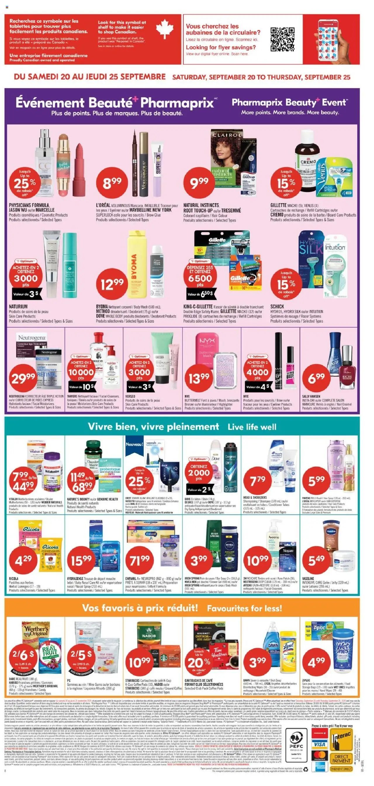 Pharmaprix flyer from 20.09.2025 Weekly flyer / circulaire