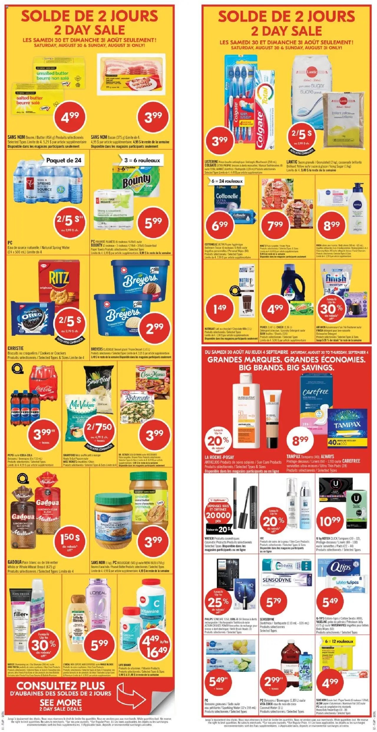 Pharmaprix flyer from 30.08.2025 Weekly flyer / circulaire
