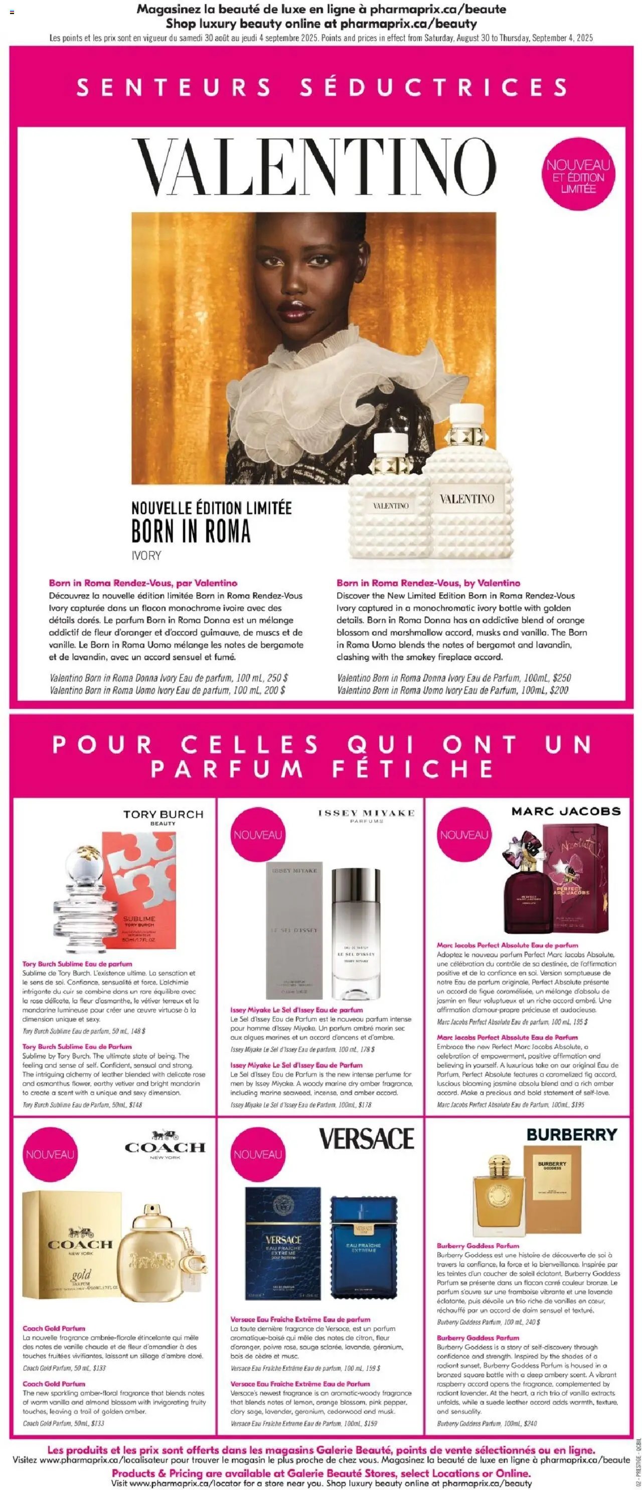 Pharmaprix flyer from 30.08.2025 Weekly flyer / circulaire