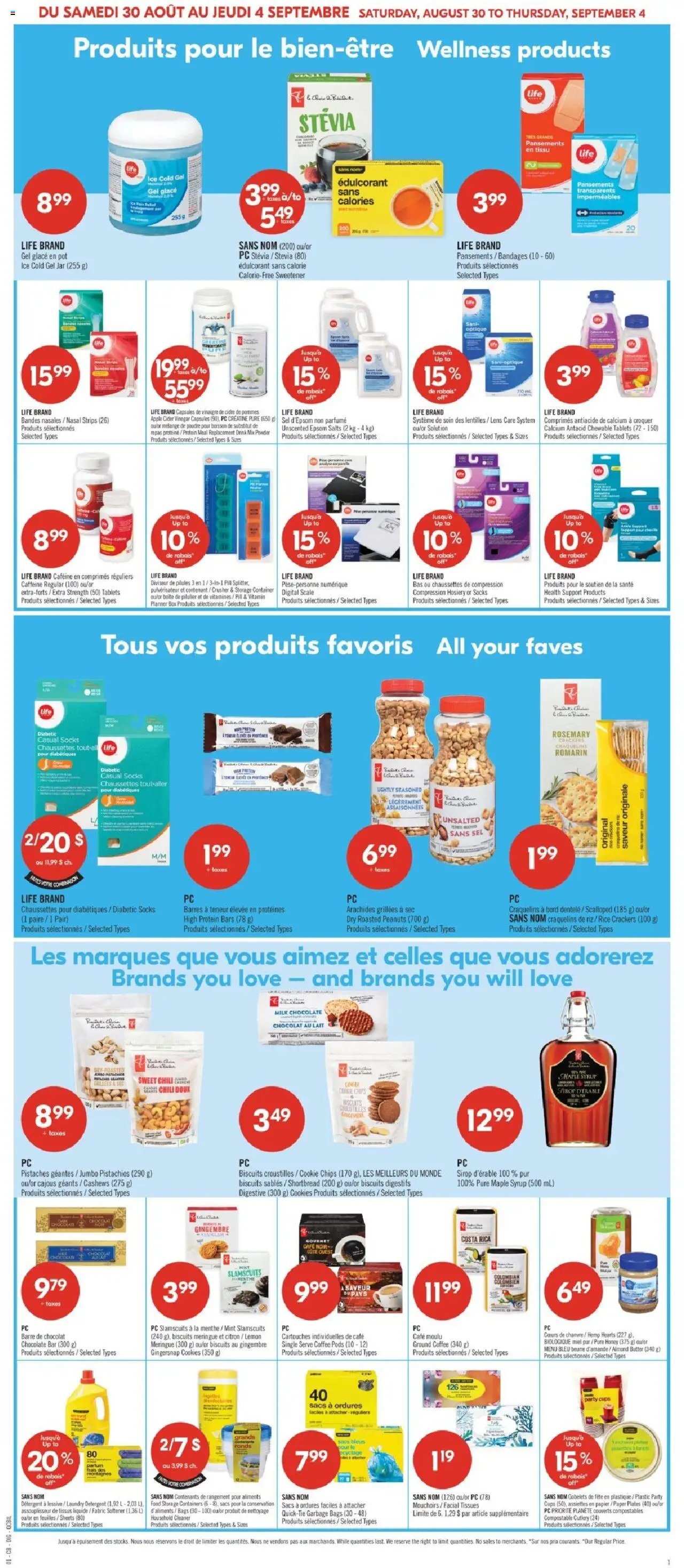Pharmaprix flyer from 30.08.2025 Weekly flyer / circulaire