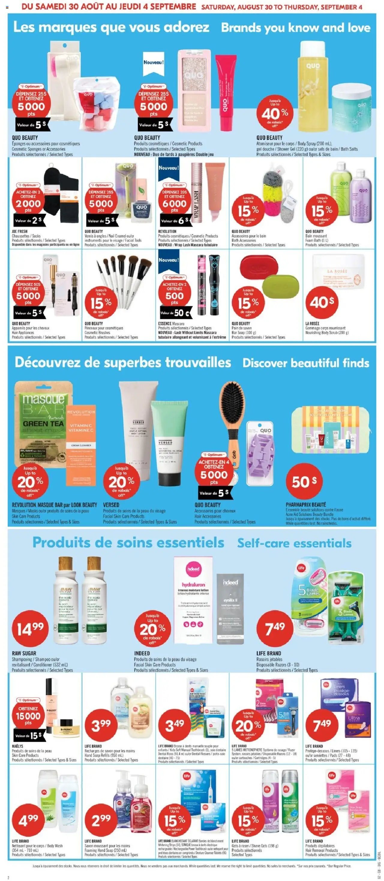 Pharmaprix flyer from 30.08.2025 Weekly flyer / circulaire