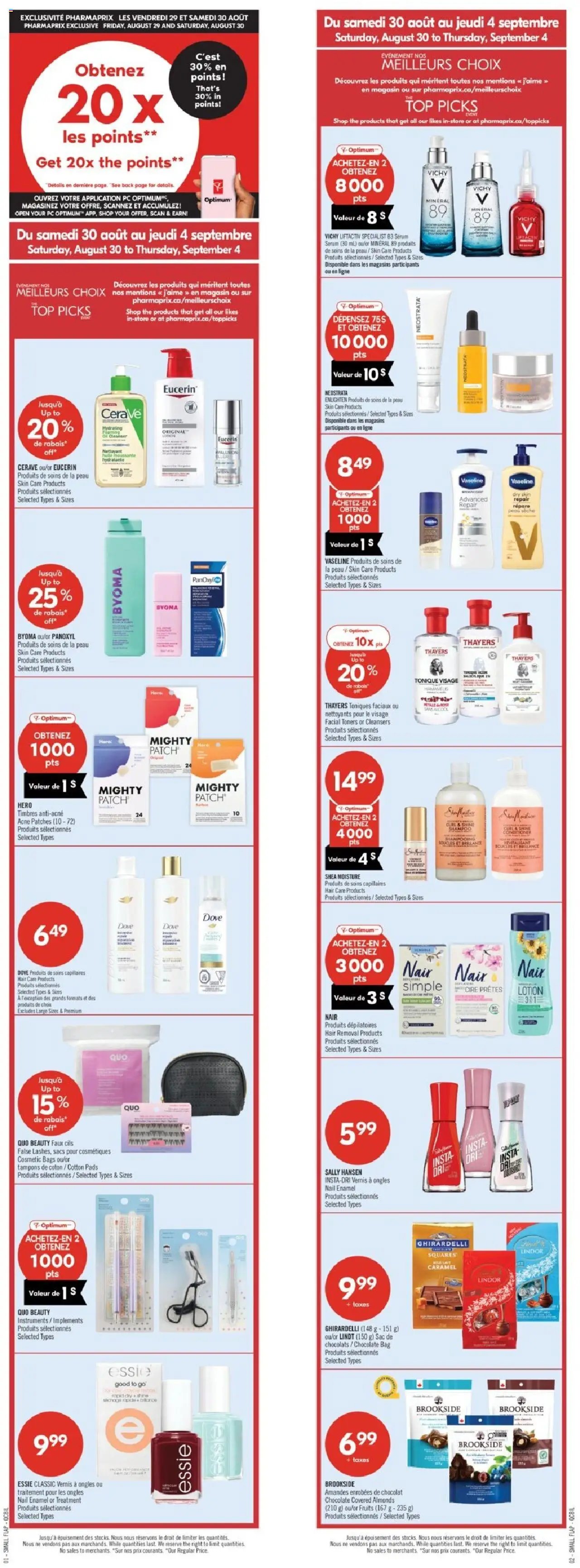 Pharmaprix flyer from 30.08.2025 Weekly flyer / circulaire