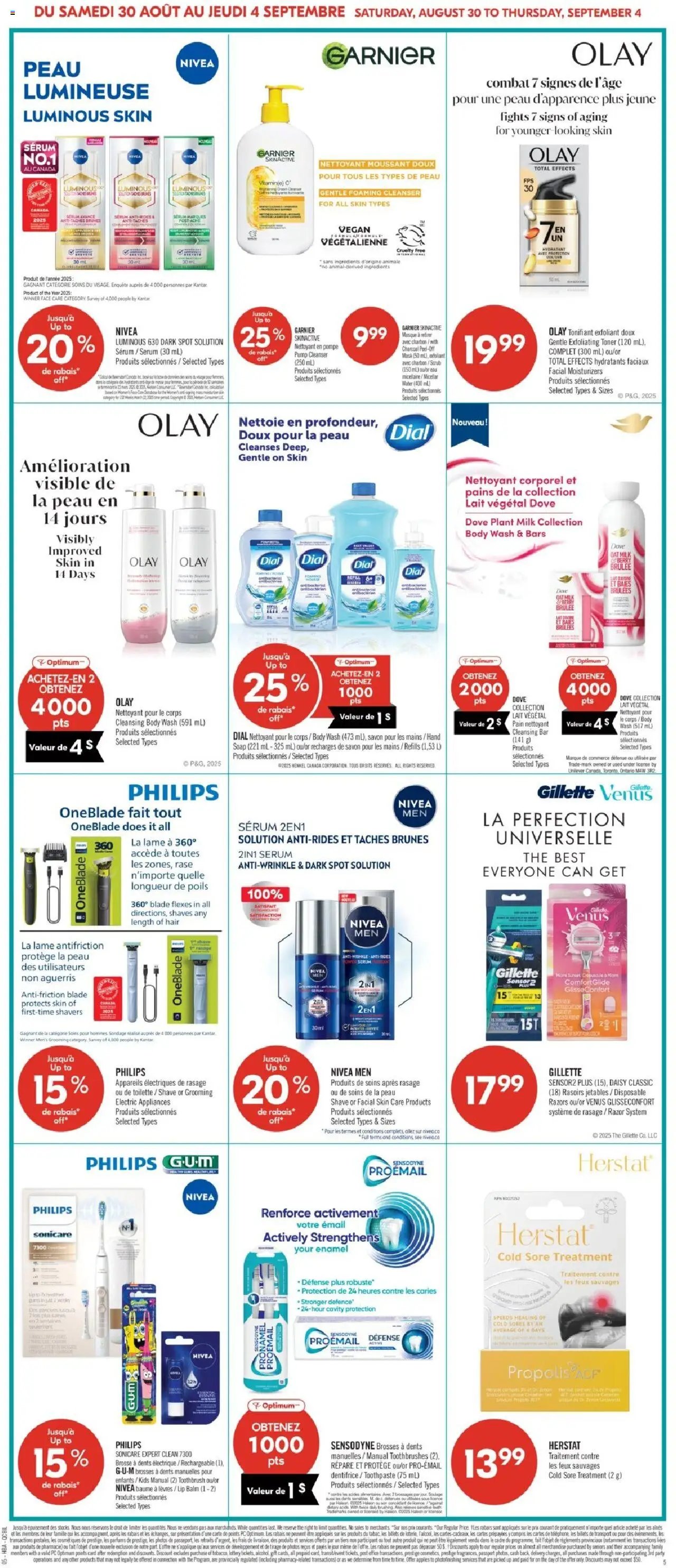 Pharmaprix flyer from 30.08.2025 Weekly flyer / circulaire
