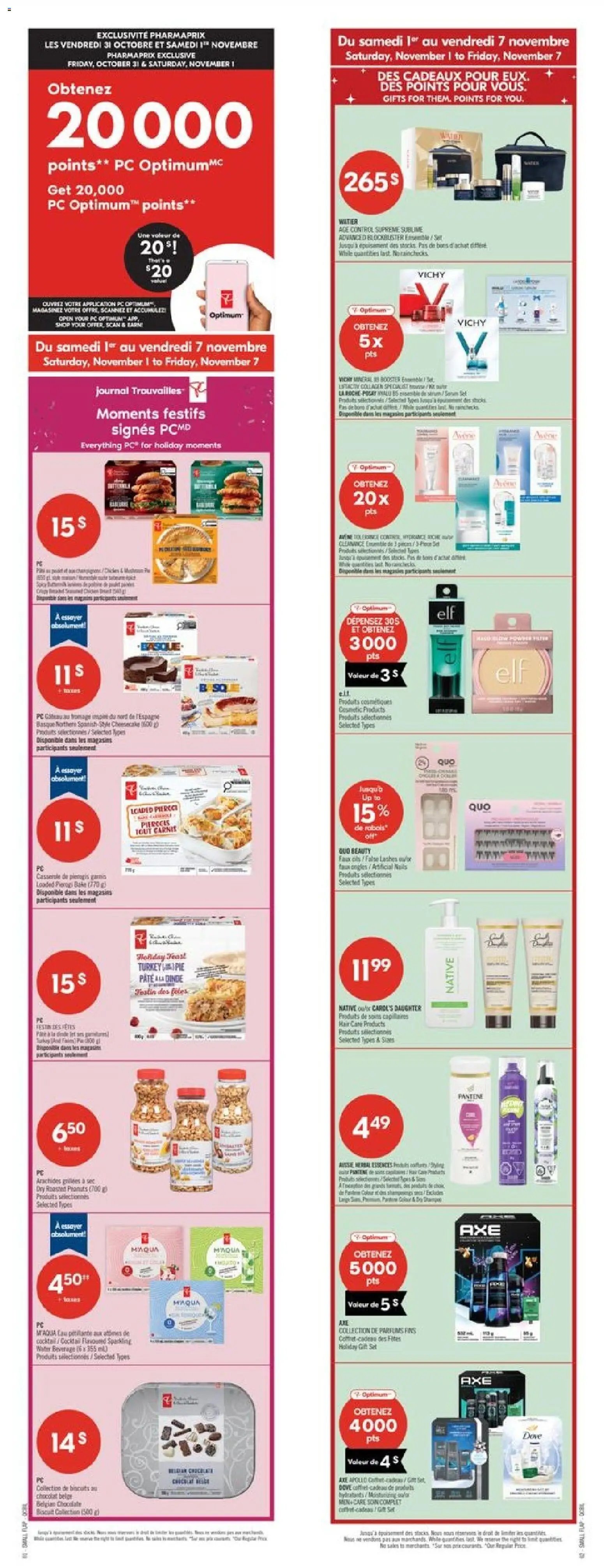 Pharmaprix flyer from 01.11.2025 Weekly flyer / circulaire