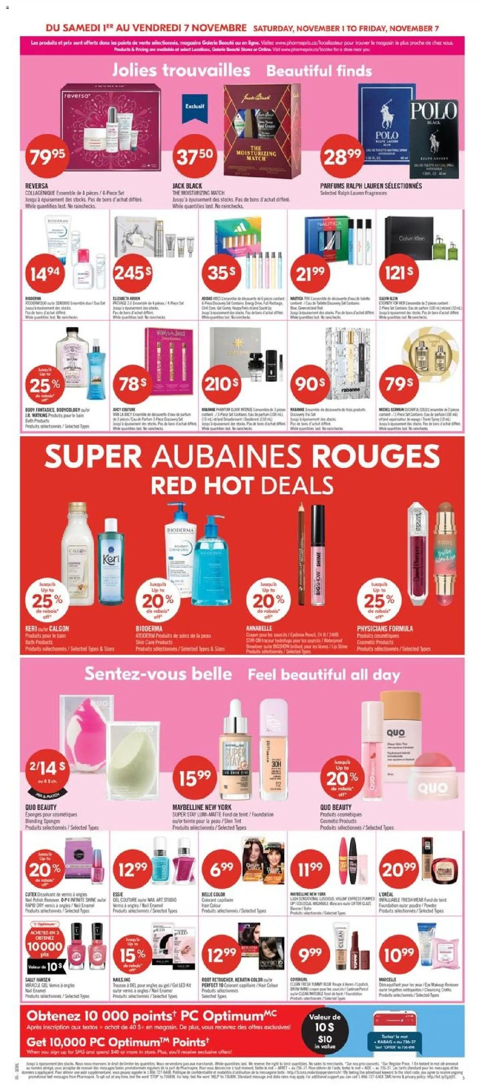 Pharmaprix flyer from 01.11.2025 Weekly flyer / circulaire