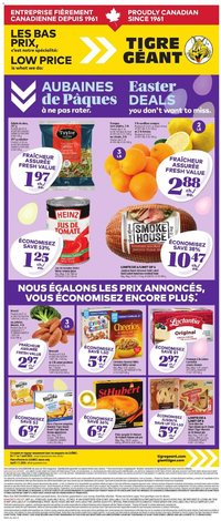 Giant Tiger flyer from 01.04.2026 Giant Tiger weekly flyer / circulaire